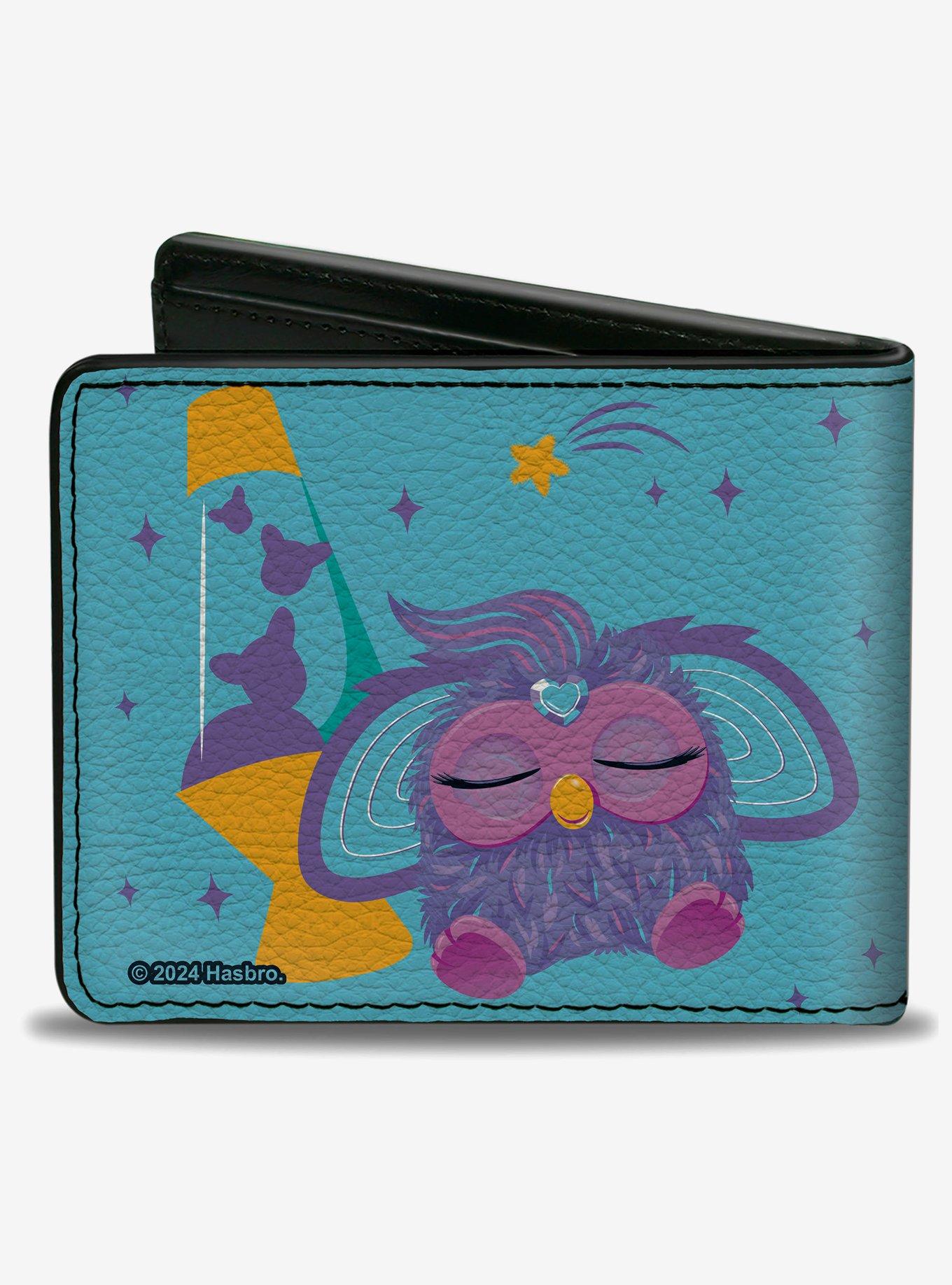 Furby Purple and Orange Furby Chill Time Pose Bifold Wallet, , alternate