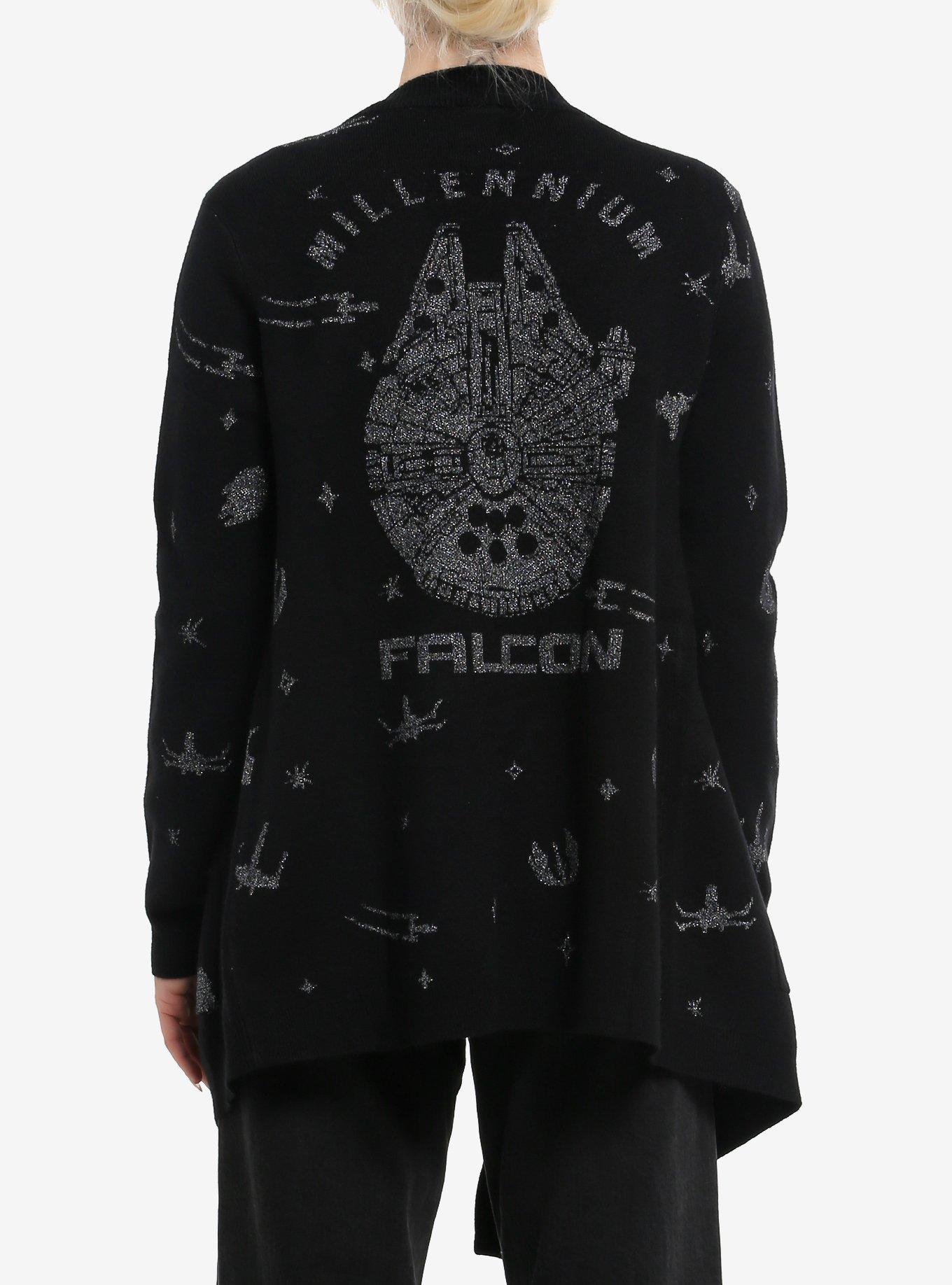 Her Universe Star Wars Millennium Falcon Draped Cardigan Her Universe Exclusive, , hi-res