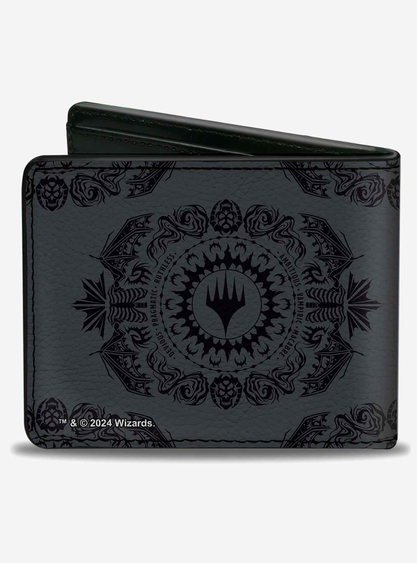Magic: The Gathering Planeswalker Swamp Mana Traits Bifold Wallet, , hi-res