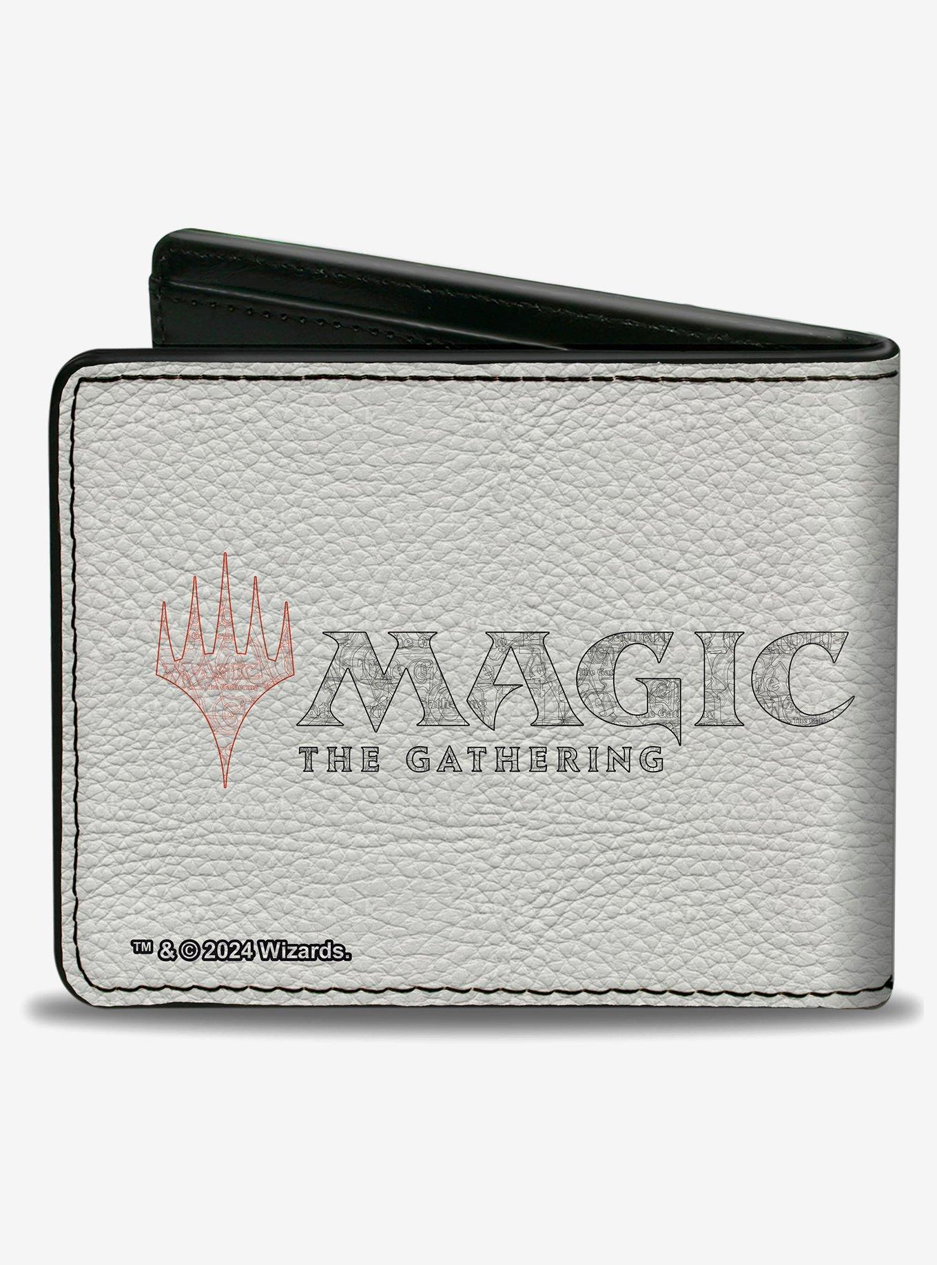 Magic: The Gathering White Mana Sun Icon and Logo Bifold Wallet, , hi-res