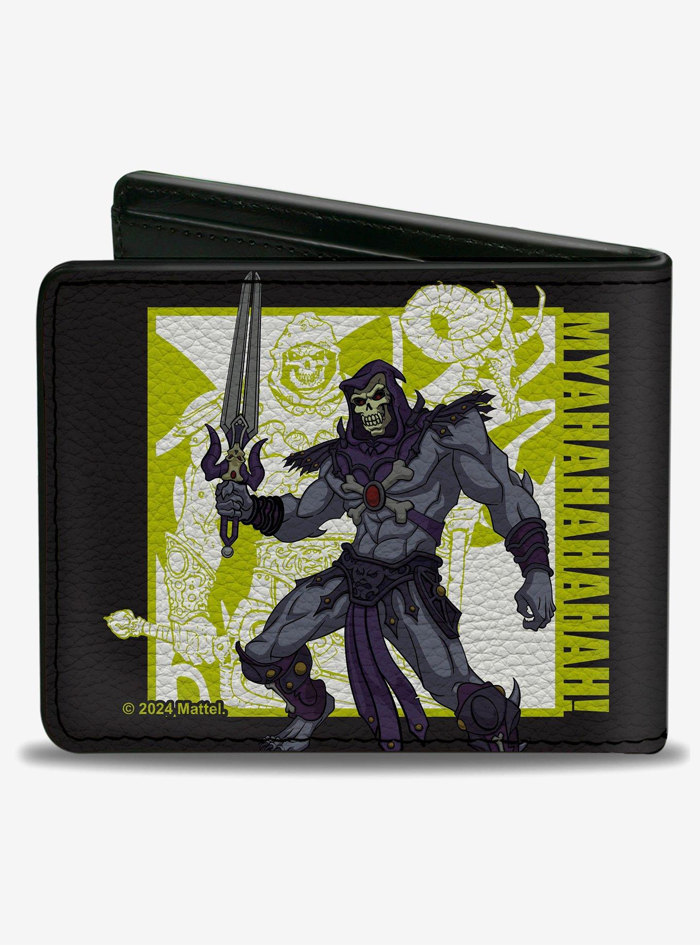 Masters of the Universe He-Man and Skeletor Pose and Quotes Bifold Wallet, , hi-res