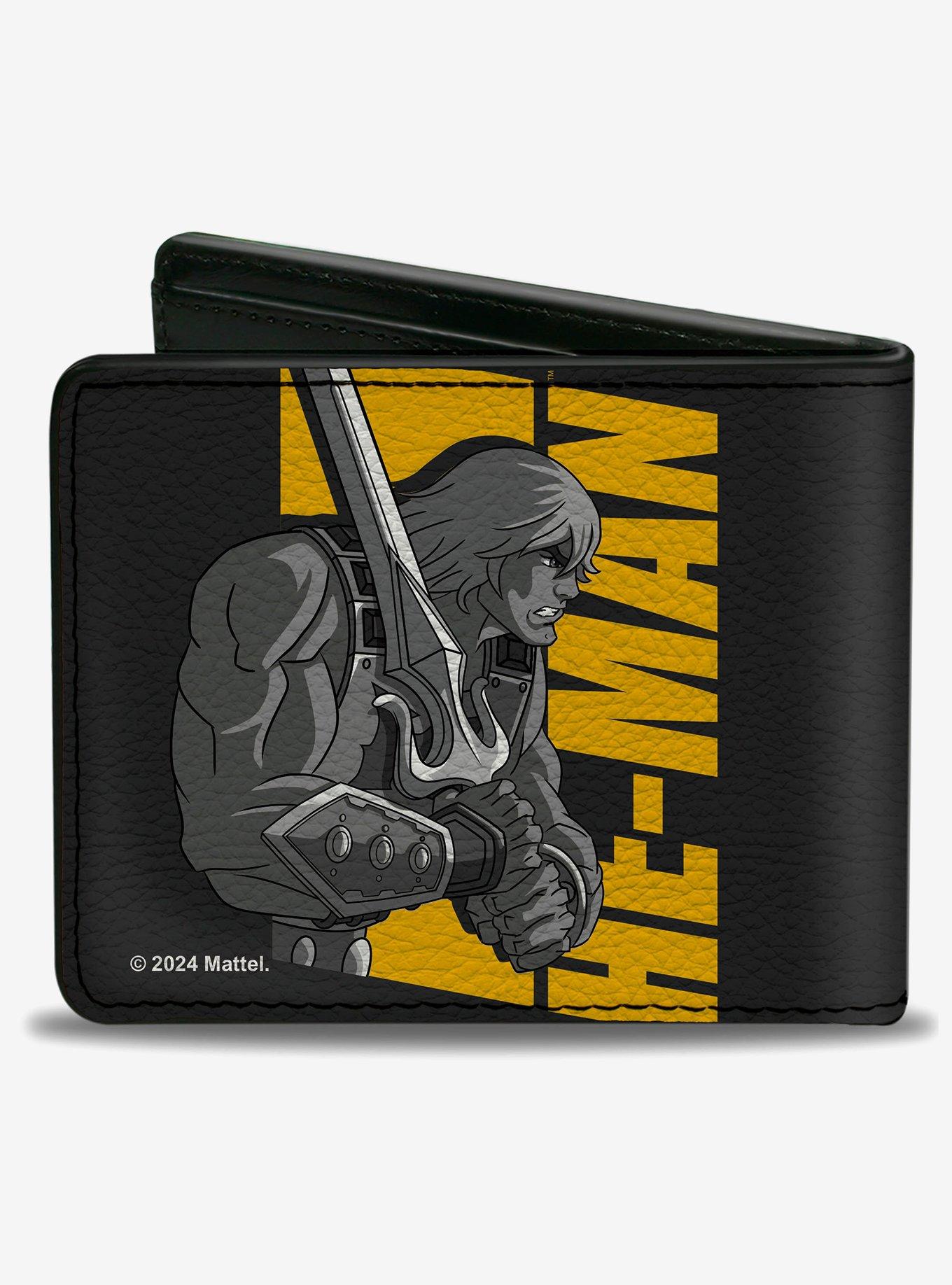 Masters of the Universe He-Man and Skeletor Text Poses Bifold Wallet, , hi-res