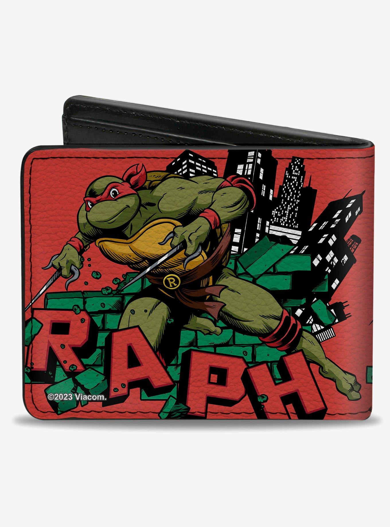 Teenage Mutant Ninja Turtles Raph Action Pose Bifold Wallet, , hi-res