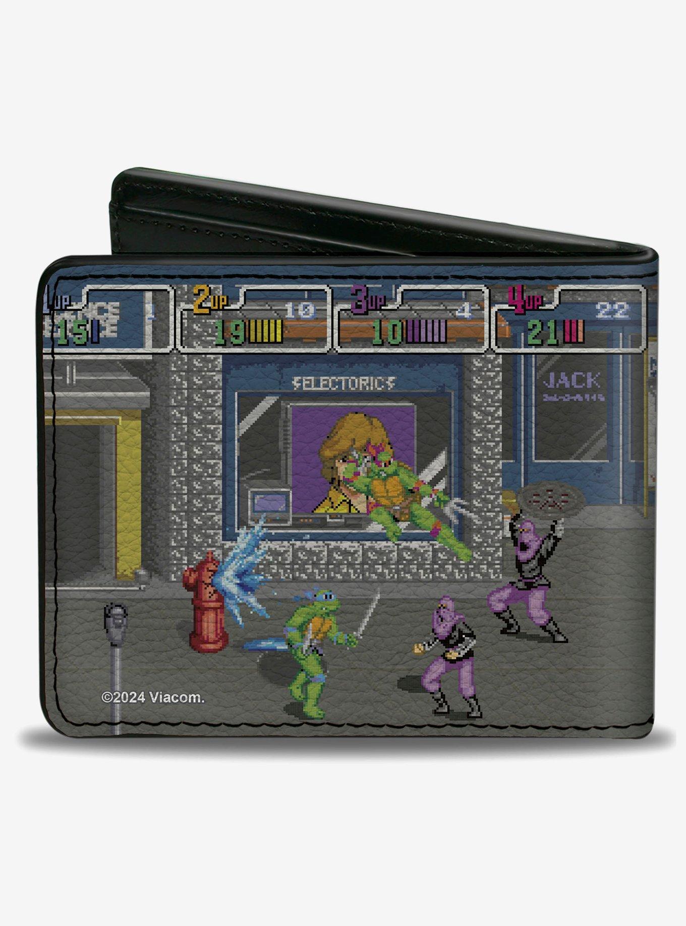 Teenage Mutant Ninja Turtles Battle Purple Soldier Arcade Bifold Wallet, , hi-res