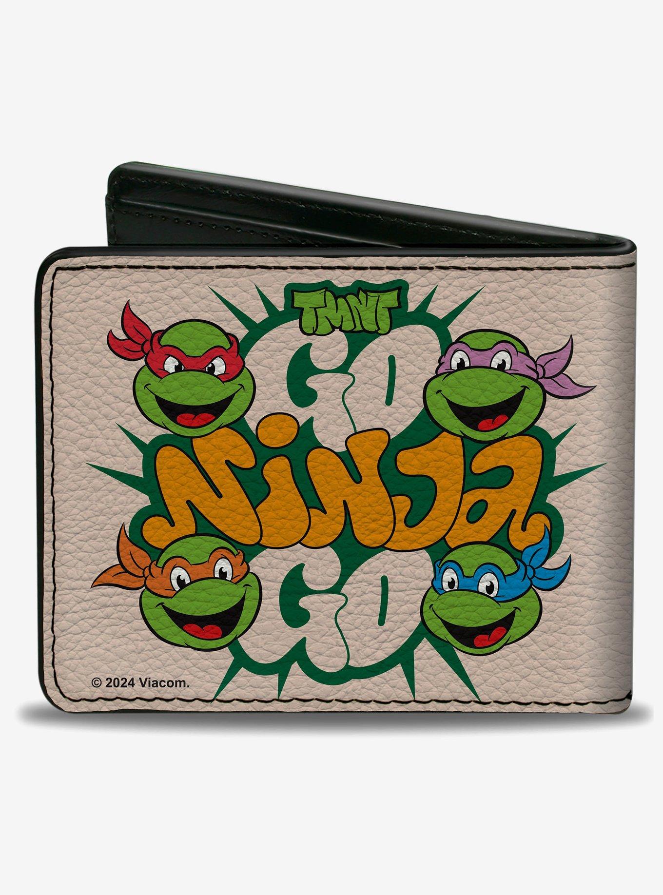 Teenage Mutant Ninja Turtles Go Ninja Go Faces Bifold Wallet, , hi-res