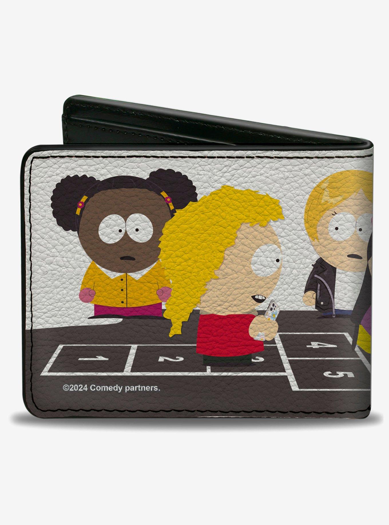 South Park Bebe and Wendy Deep Learning Hopscotch Bifold Wallet, , alternate
