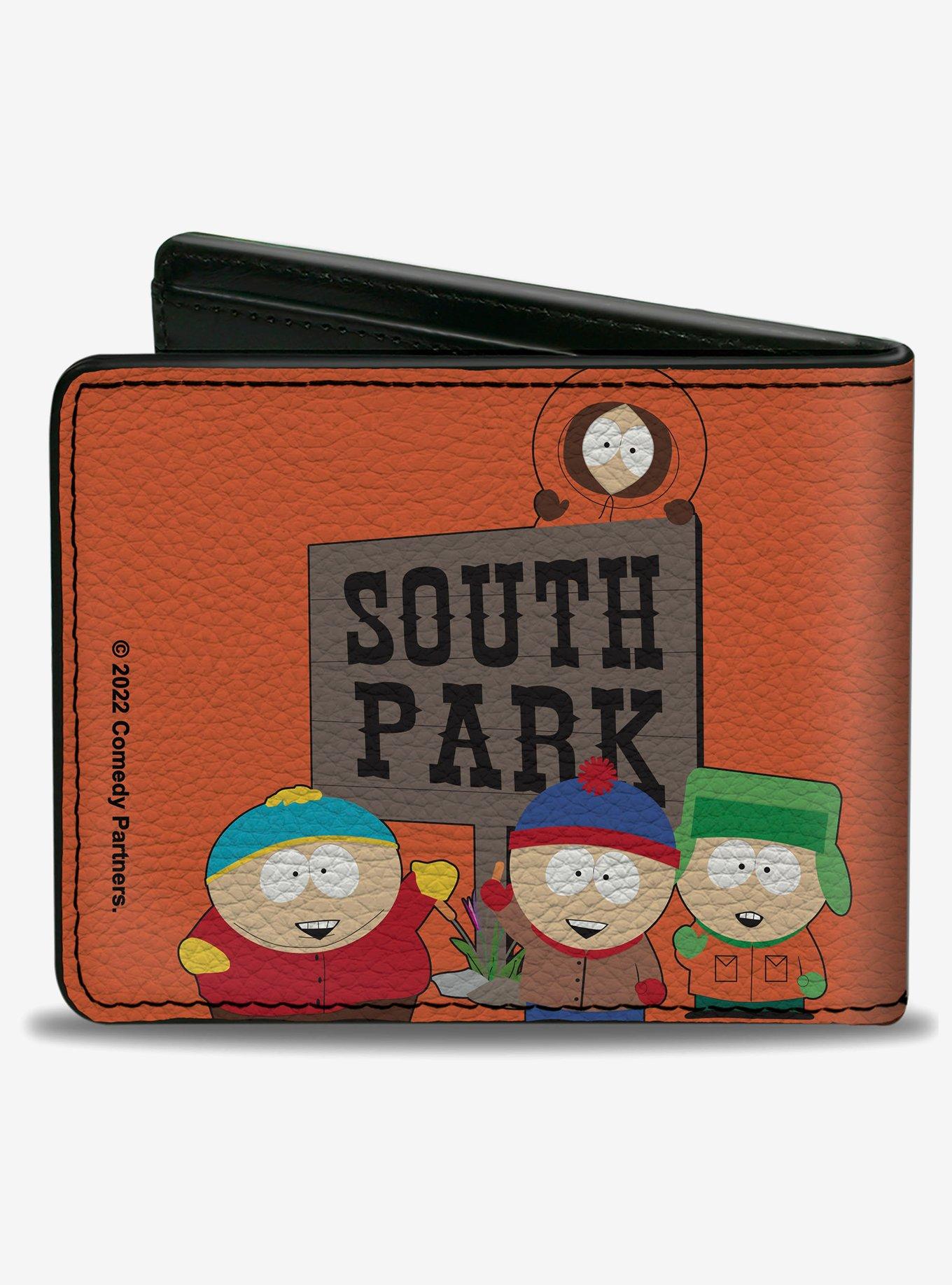 South Park Sign Group Pose Bifold Wallet, , hi-res