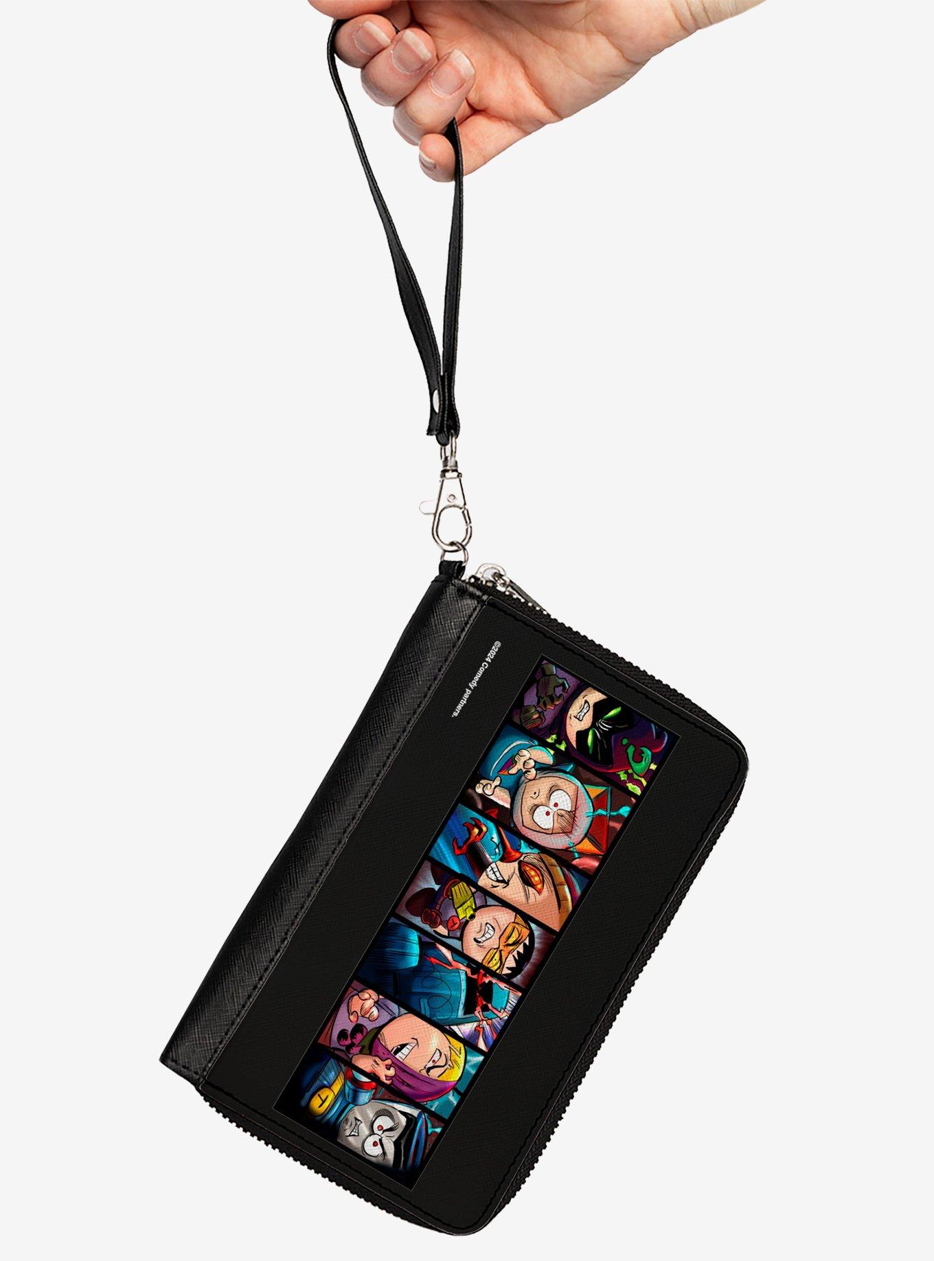 South Park The Fracture But Whole Player Pose Blocks Zip Around Wallet, , alternate