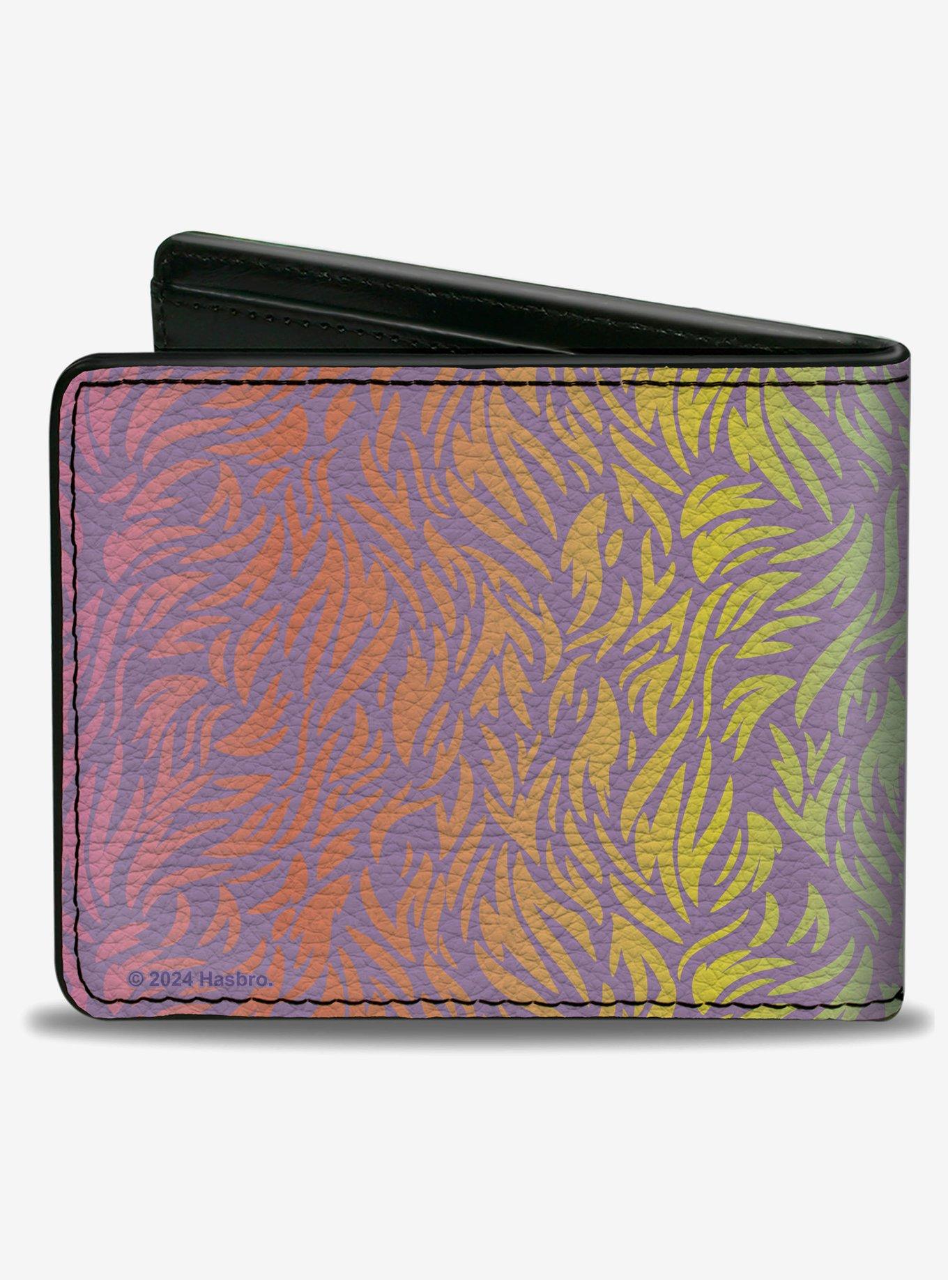Furby Title Logo Fur Print Multi Bifold Wallet, , hi-res