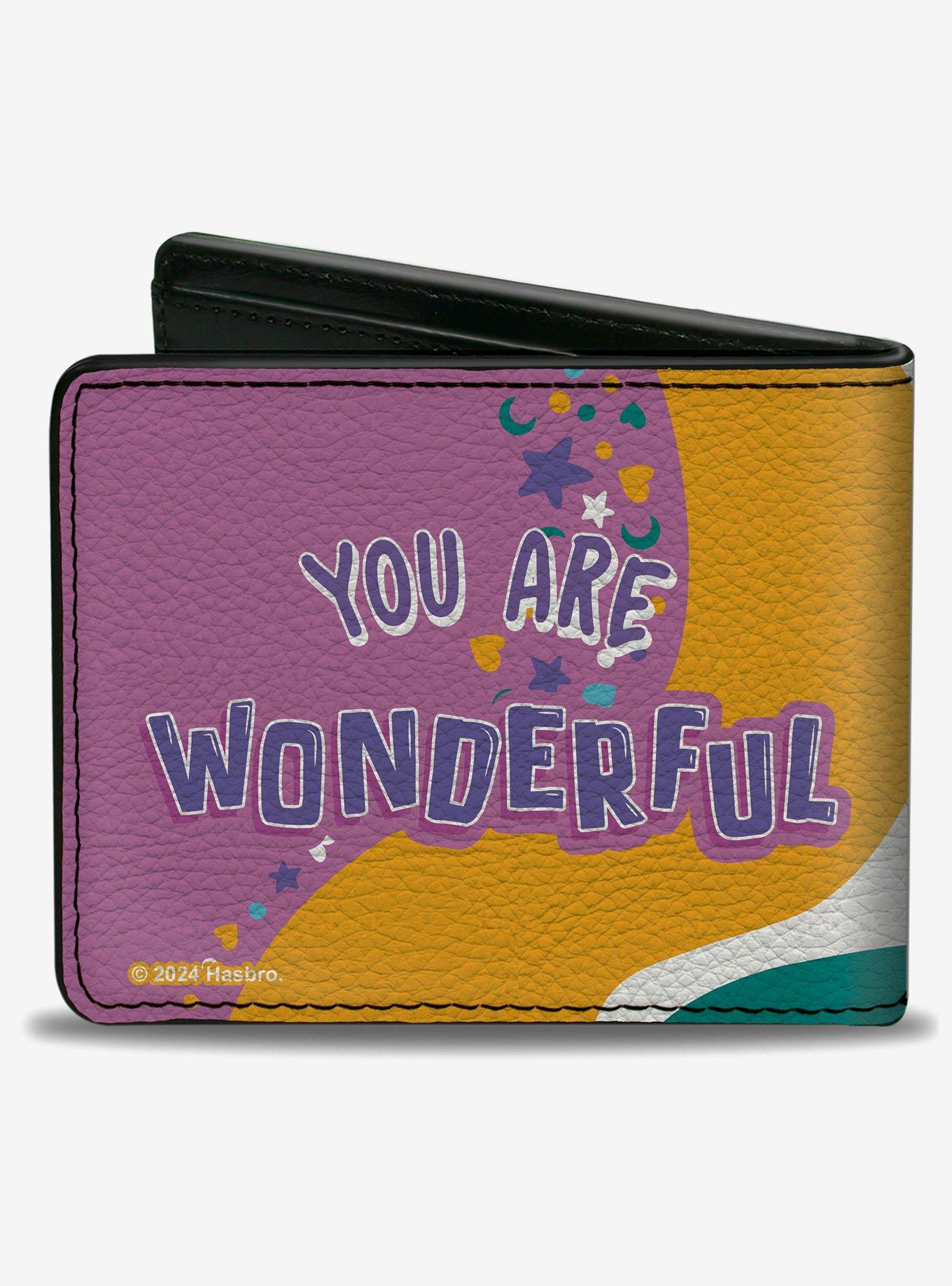 Furby Purple Furby You Are Wonderful Bifold Wallet, , hi-res