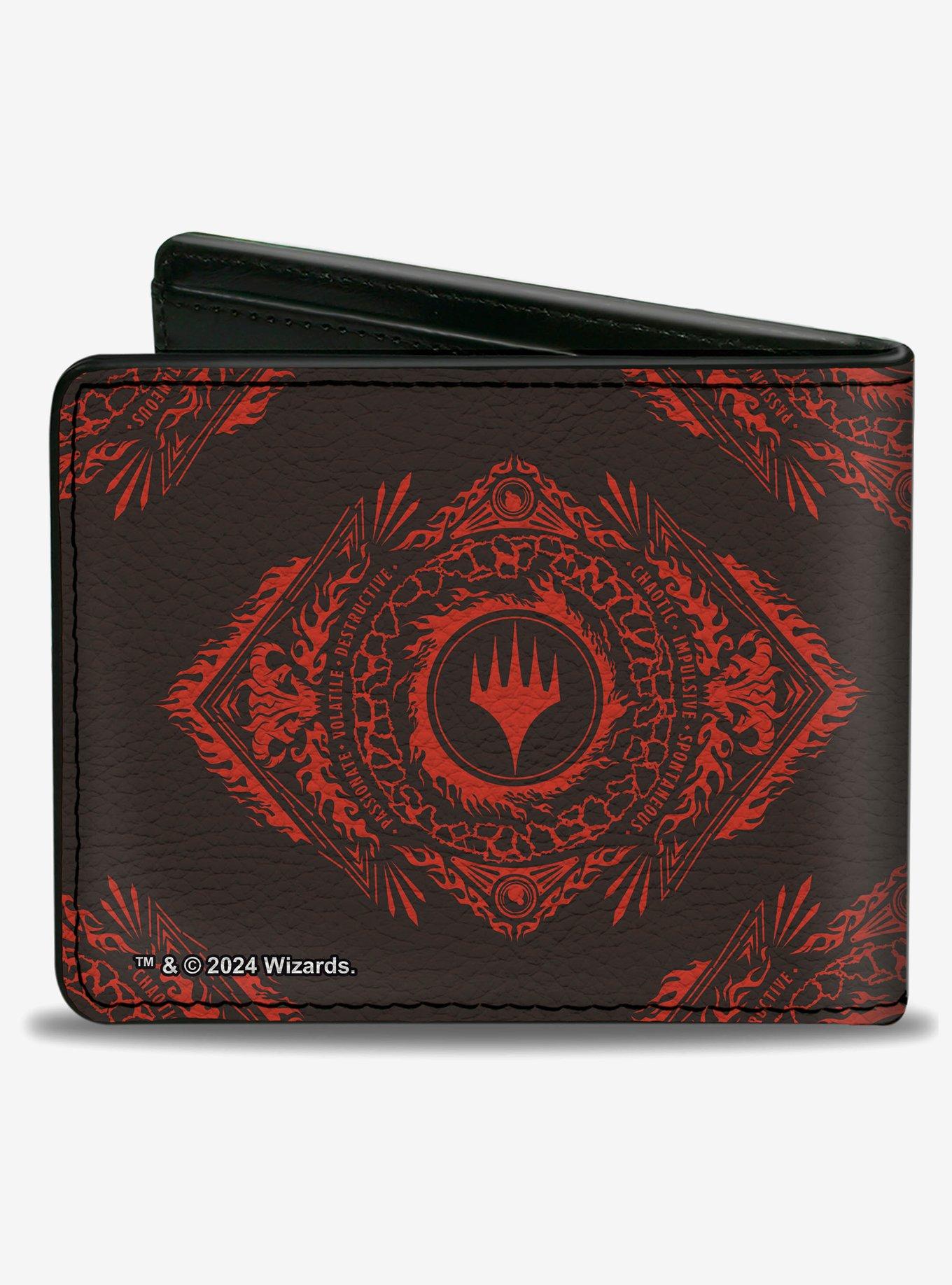 Magic: The Gathering Planeswalker Mountain Mana Traits Bifold Wallet, , hi-res