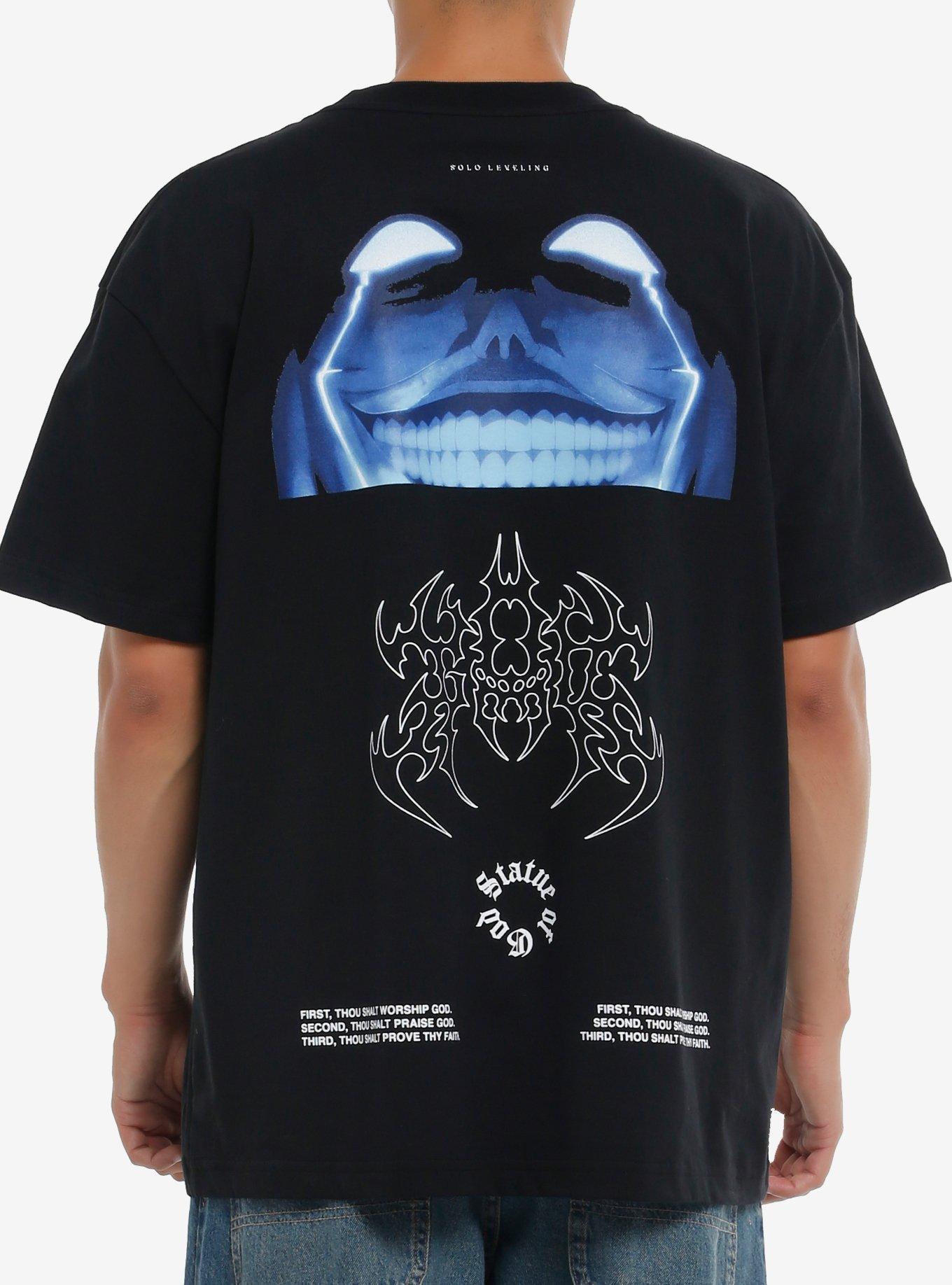 Solo Leveling Statue Of God Double-Sided Boxy T-Shirt, , hi-res