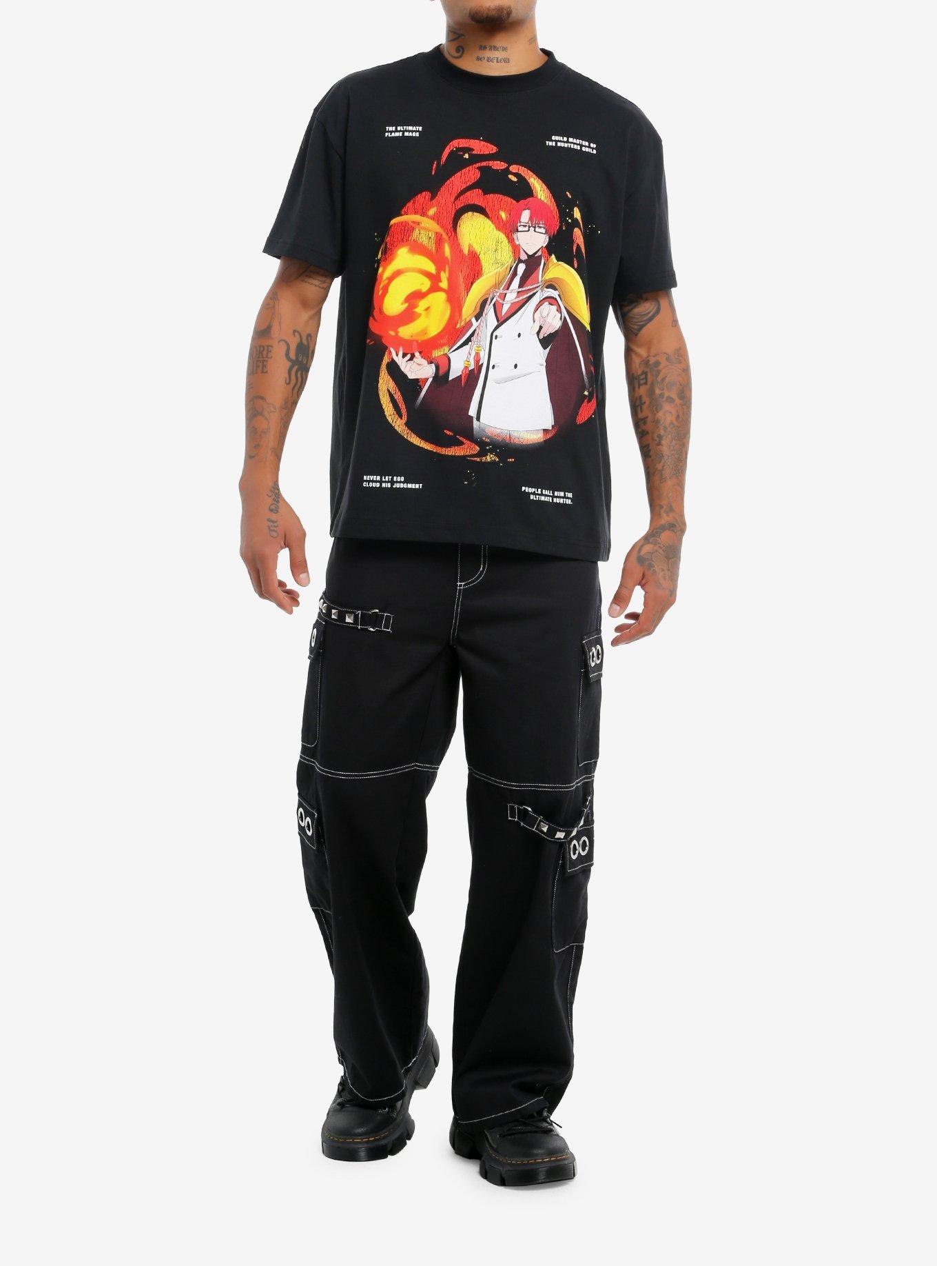 Solo Leveling Choi Jong-In Double-Sided T-Shirt, BLACK, alternate