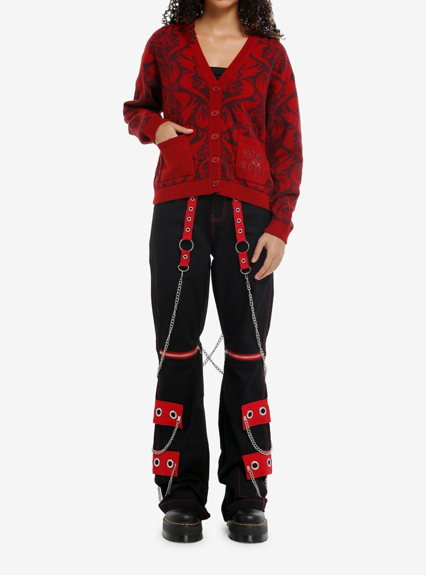 Hazbin Hotel Wallpaper Crop Cardigan, , hi-res