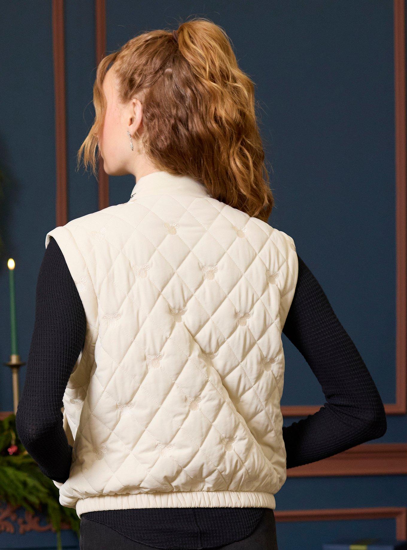 Her Universe Disney Mickey Mouse Convertible Puffer Jacket Her Universe Exclusive, BEIGE, alternate