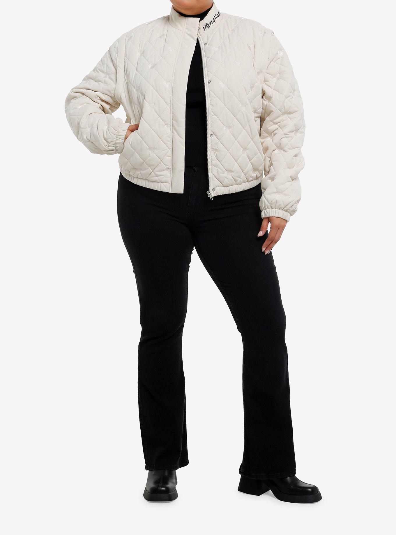 Her Universe Disney Mickey Mouse Convertible Puffer Jacket Plus Size Her Universe Exclusive, , hi-res