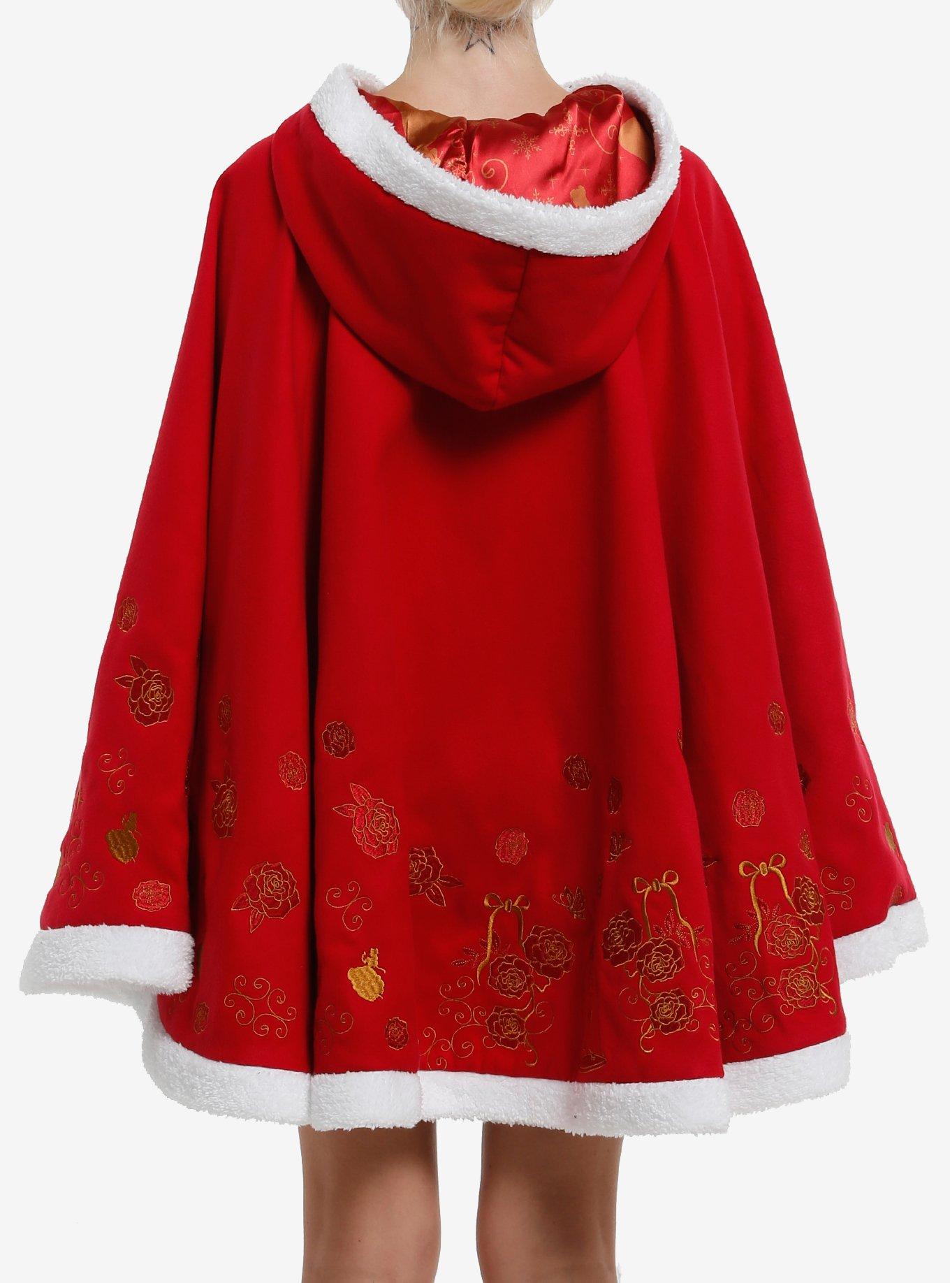 Her Universe Disney Beauty And The Beast Belle Hooded Cape Her Universe Exclusive, RED, alternate - view 3