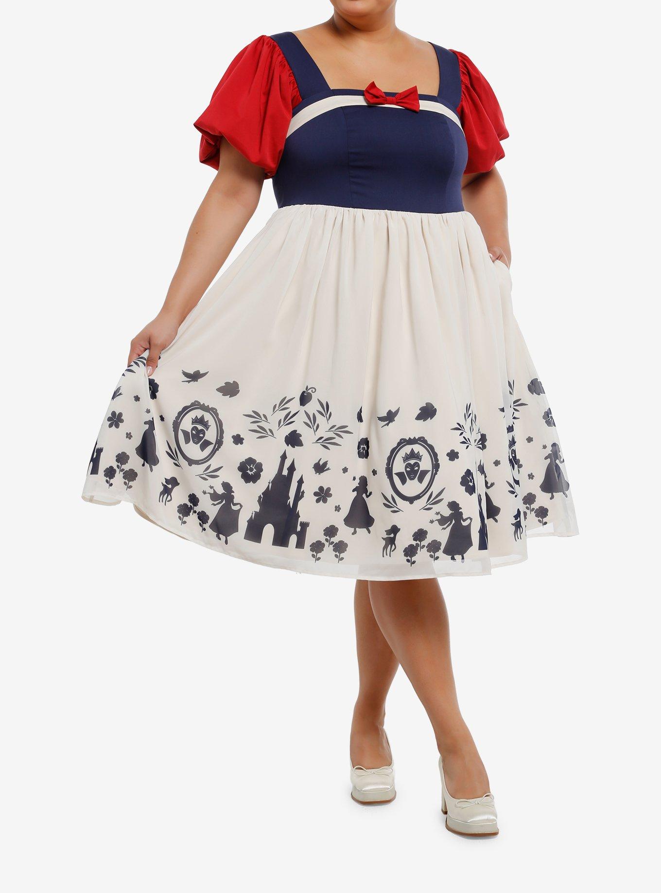 Her Universe Disney Snow White And The Seven Dwarfs Snow White Retro Dress Plus Size Her Universe Exclusive, , hi-res