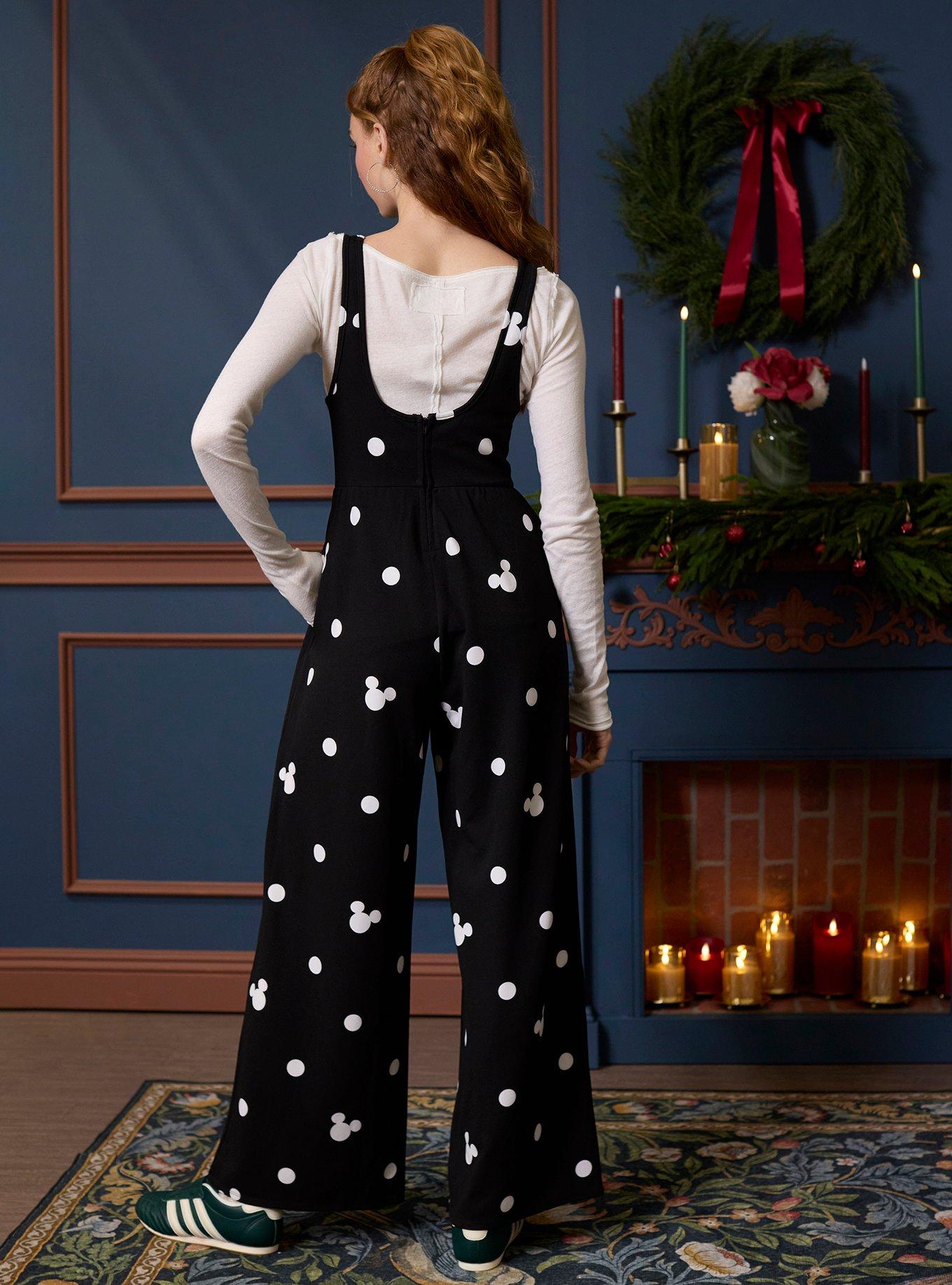 Her Universe Disney Mickey Mouse Retro Jumpsuit Her Universe Exclusive, BLACK  WHITE, alternate