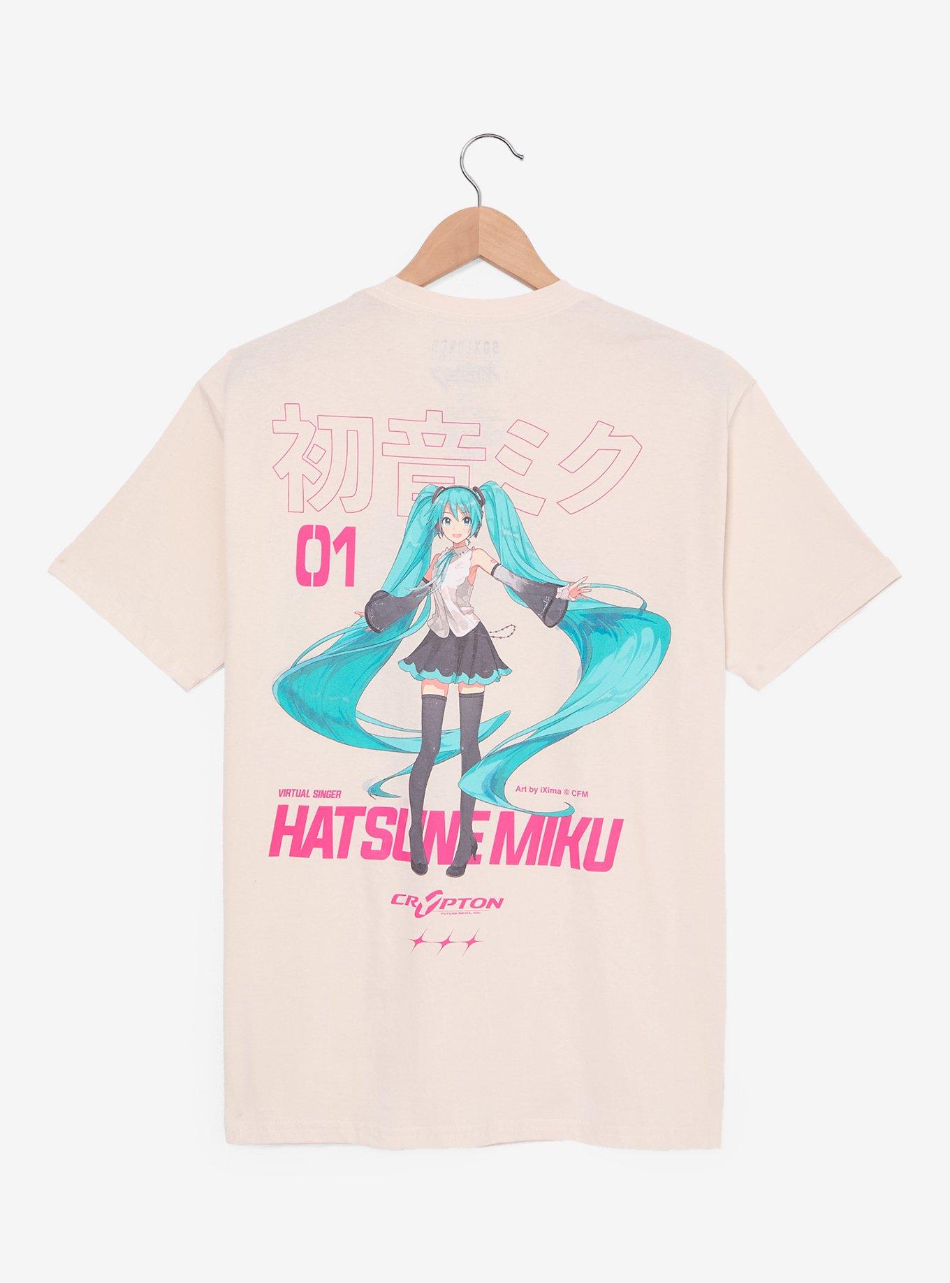 Vocaloid Hatsune Miku Posing Portrait T-Shirt - BoxLunch Exclusive, , hi-res