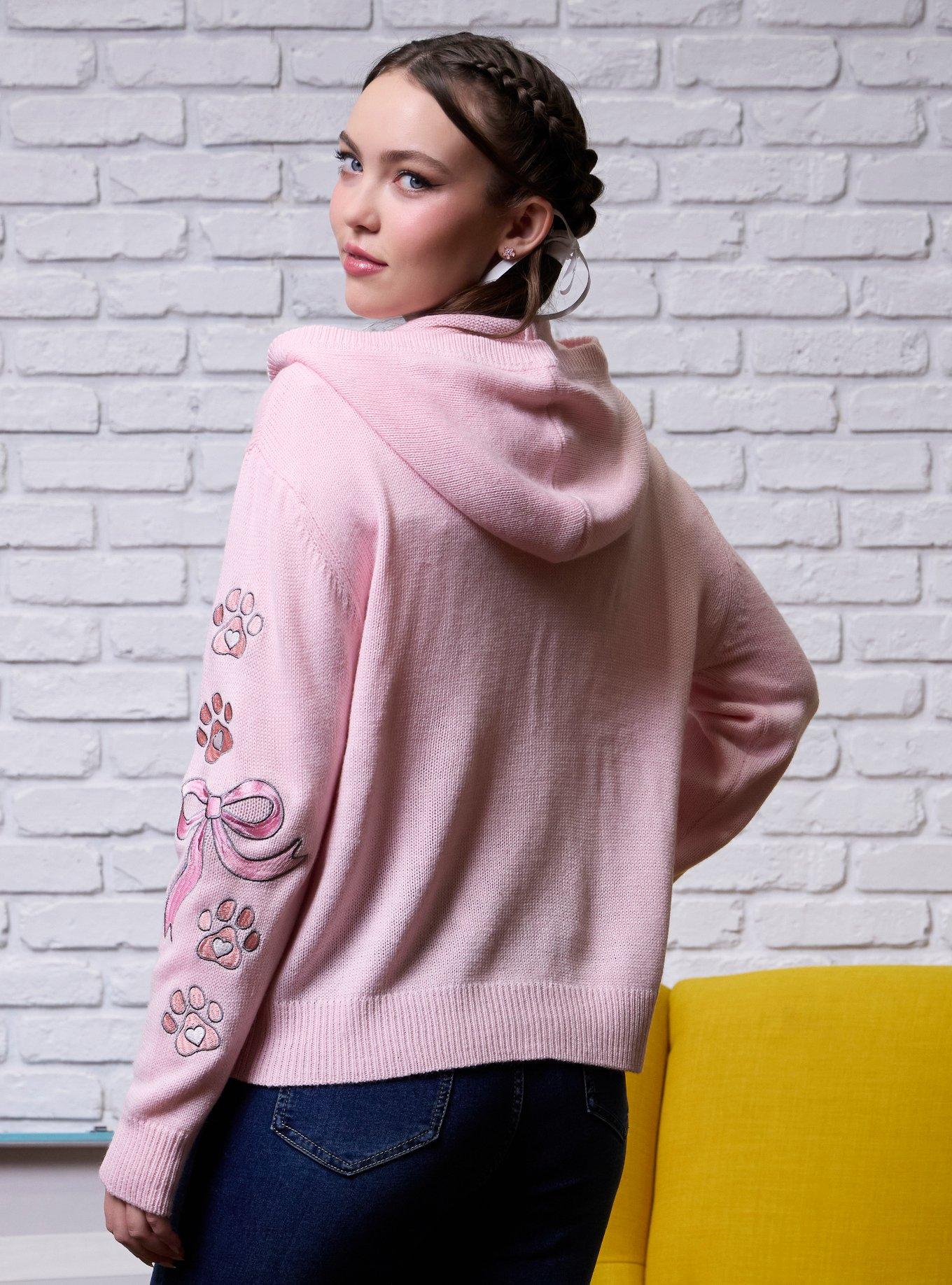 Her Universe Disney The Aristocats Marie Girls Hooded Cardigan, , alternate