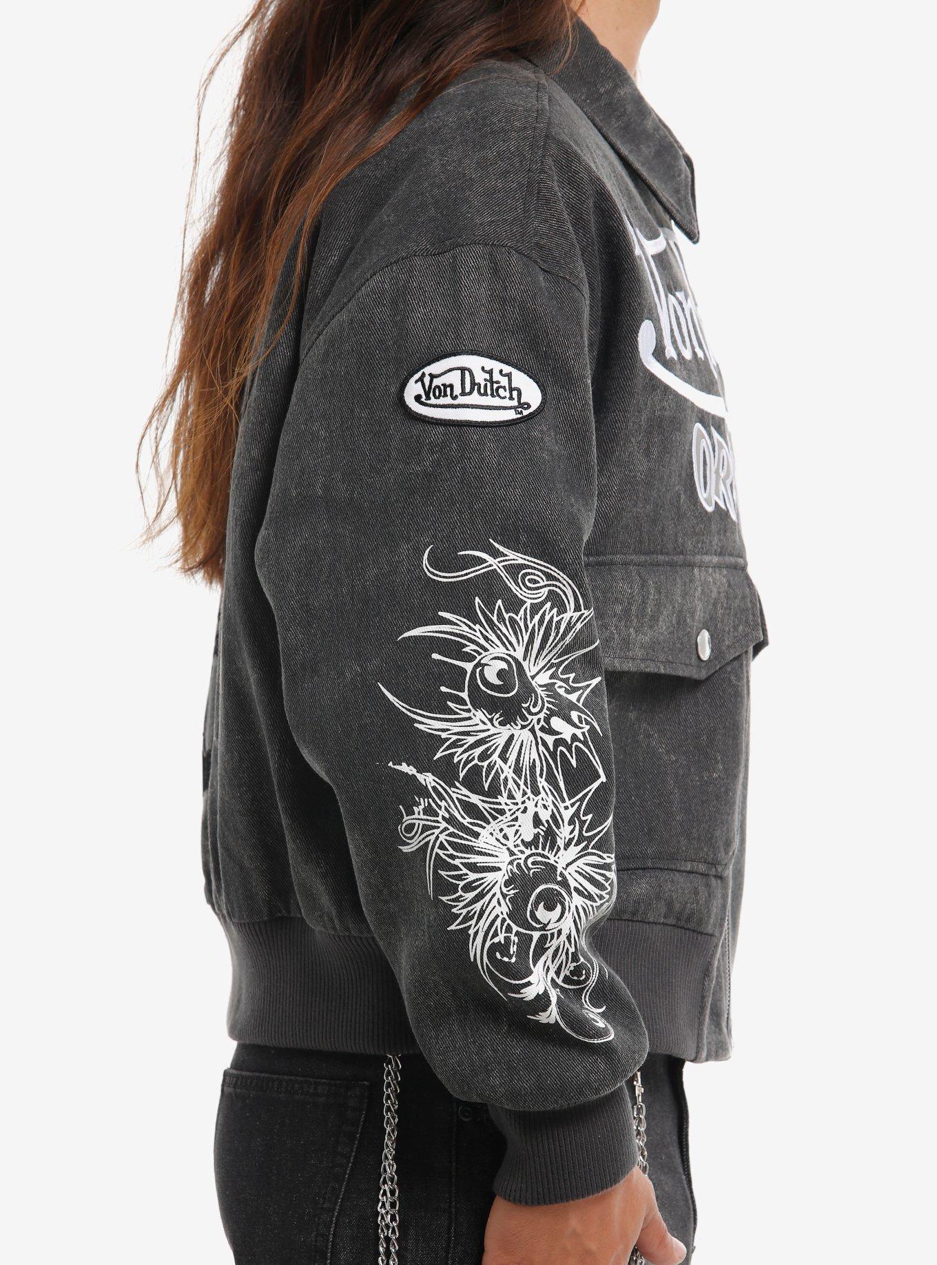 Von Dutch Embroidered Jacket, , alternate