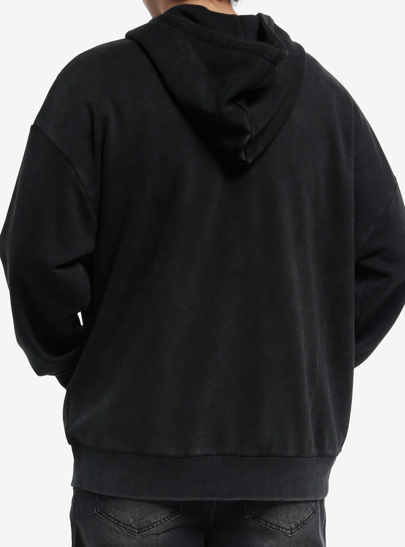 Cross & Filigree Hoodie, GREY, alternate