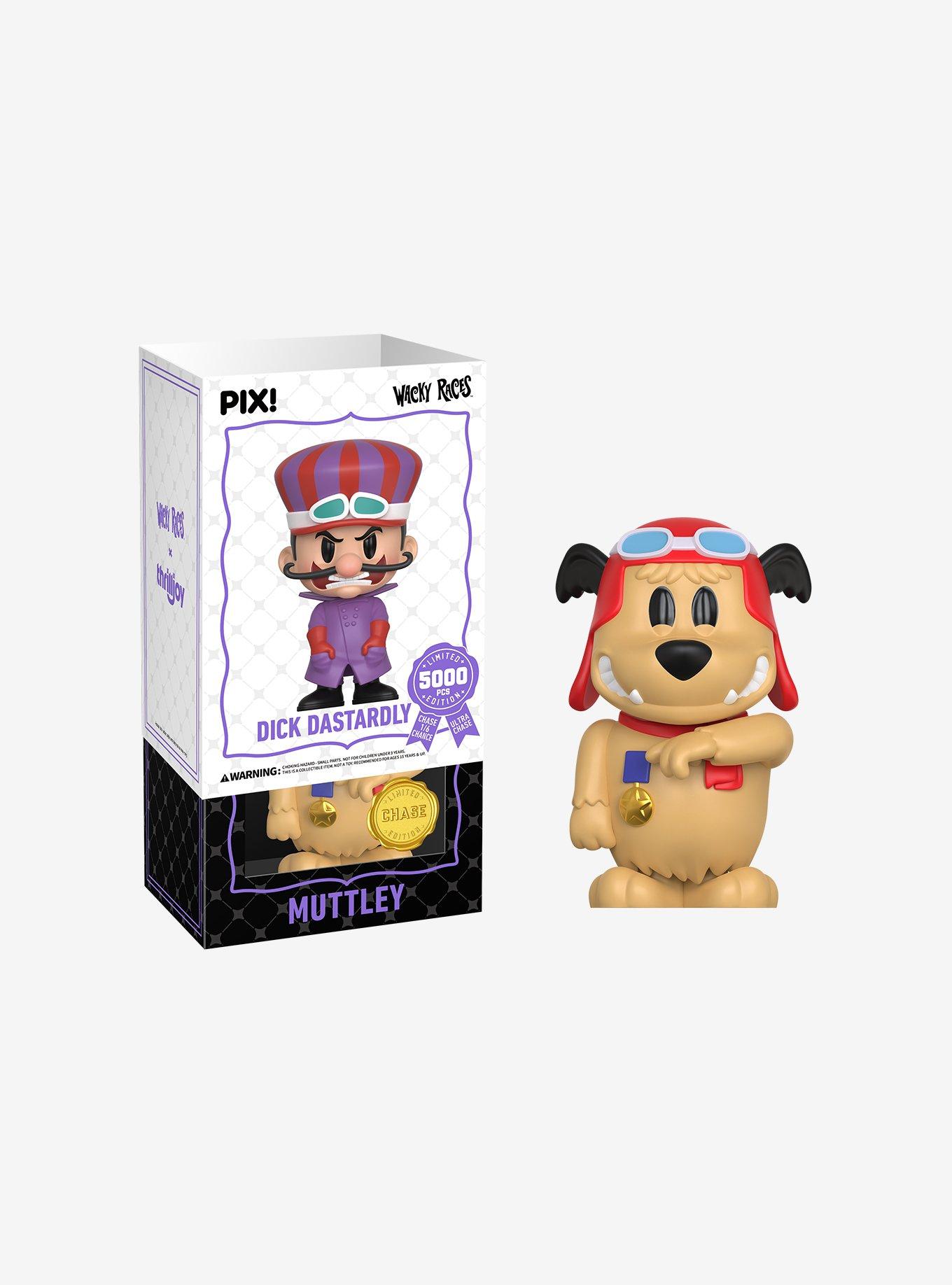 Thrilljoy Wacky Races Pix! Dick Dastardly Collectible Figure, , hi-res