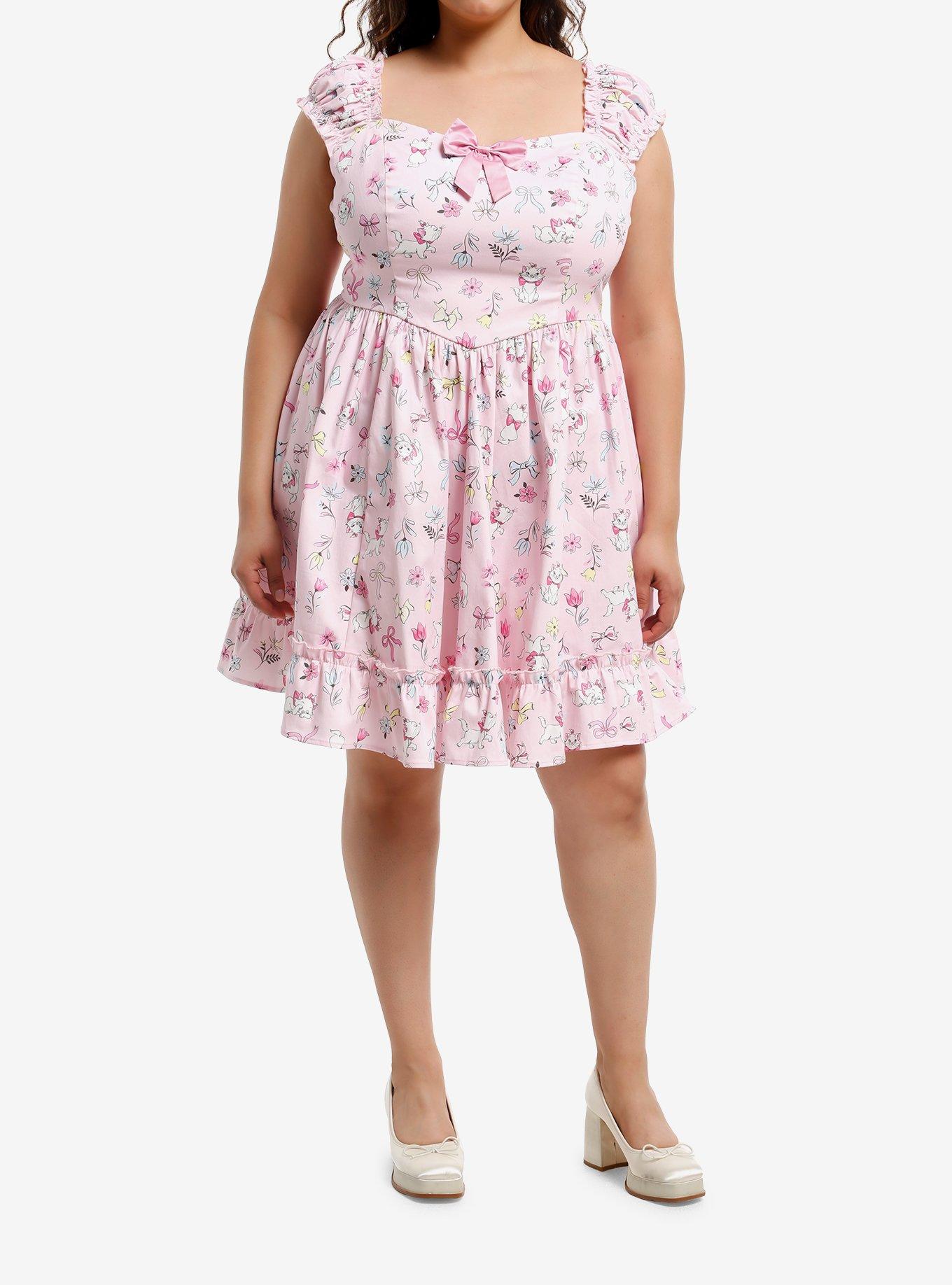 Her Universe Disney The Aristocats Marie Ruffle Dress Plus Size, , hi-res