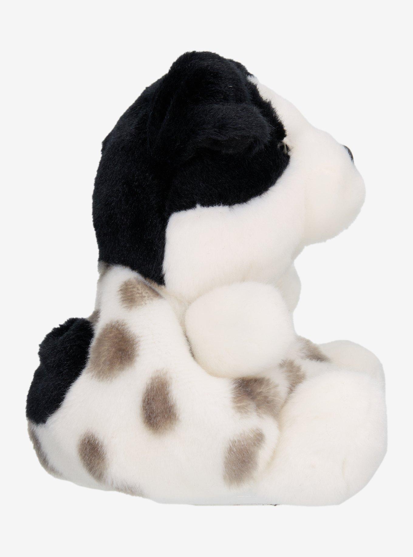 Aurora Palm Pals Snorkels Black & White Dog Plush, , hi-res