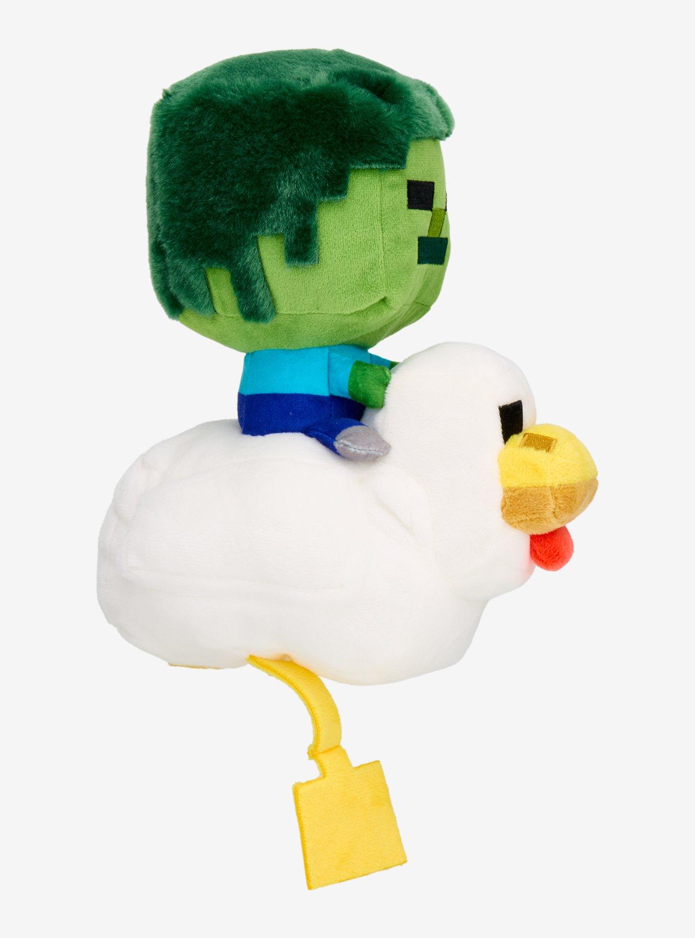 Minecraft Chicken Jockey Plush, , hi-res