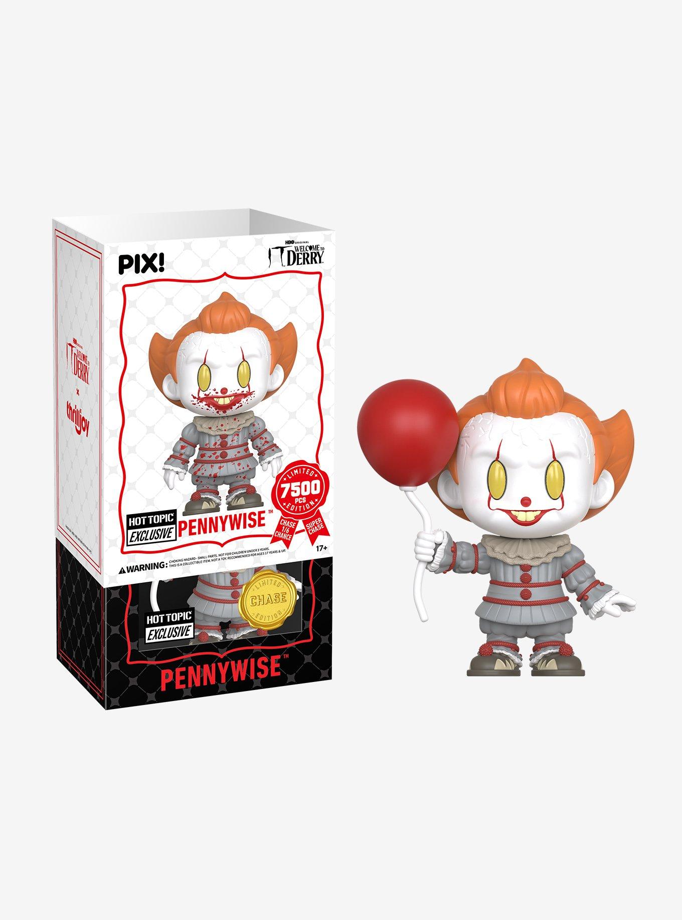 Thrilljoy IT: Welcome To Derry Pix! Pennywise Collectible Figure Hot Topic Exclusive, , hi-res