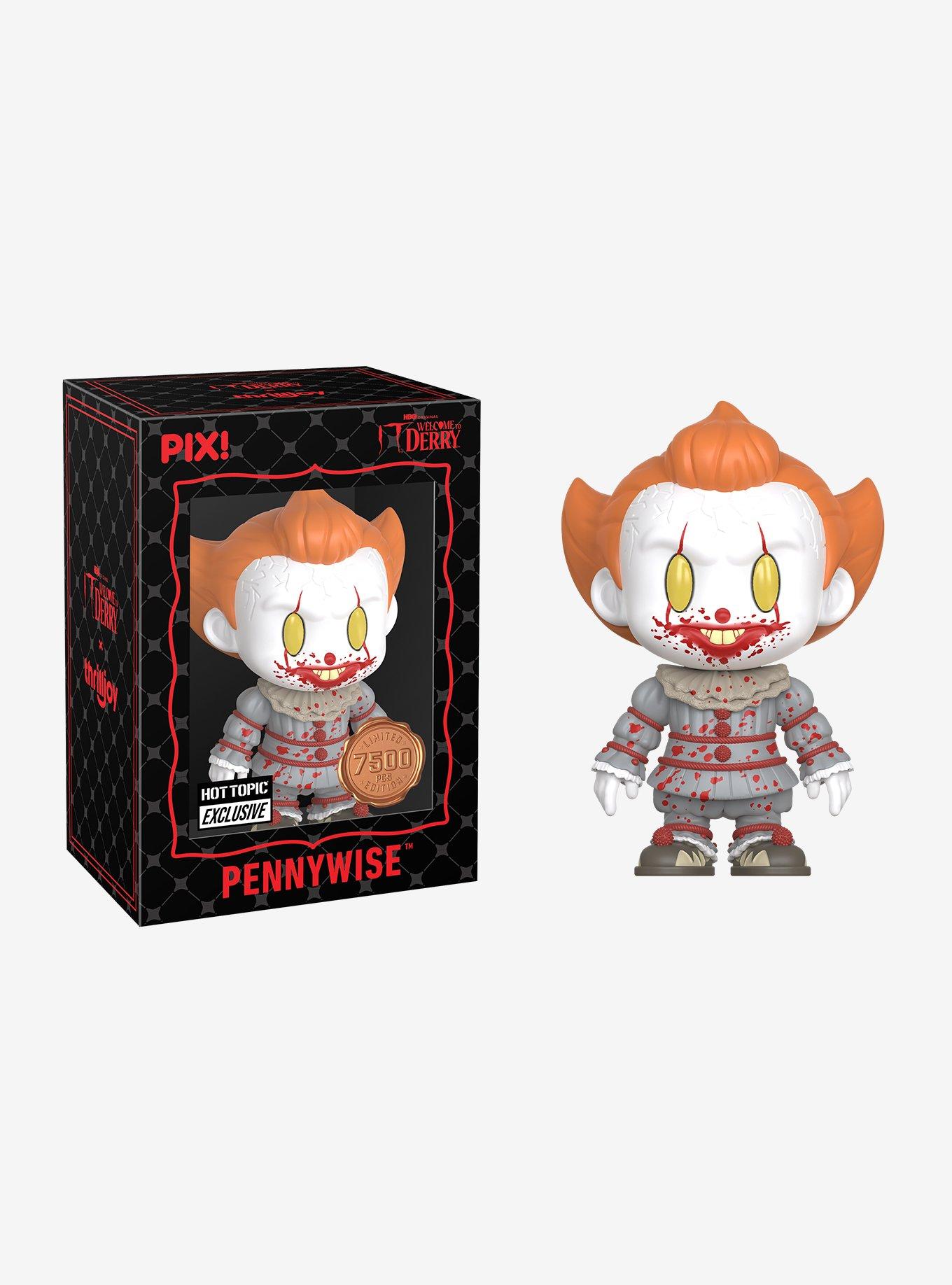 Thrilljoy IT: Welcome To Derry Pix! Pennywise Collectible Figure Hot Topic Exclusive, , alternate