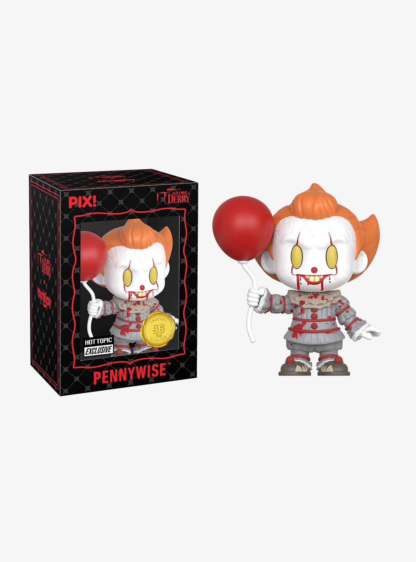 Thrilljoy IT: Welcome To Derry Pix! Pennywise Collectible Figure Hot Topic Exclusive, , alternate