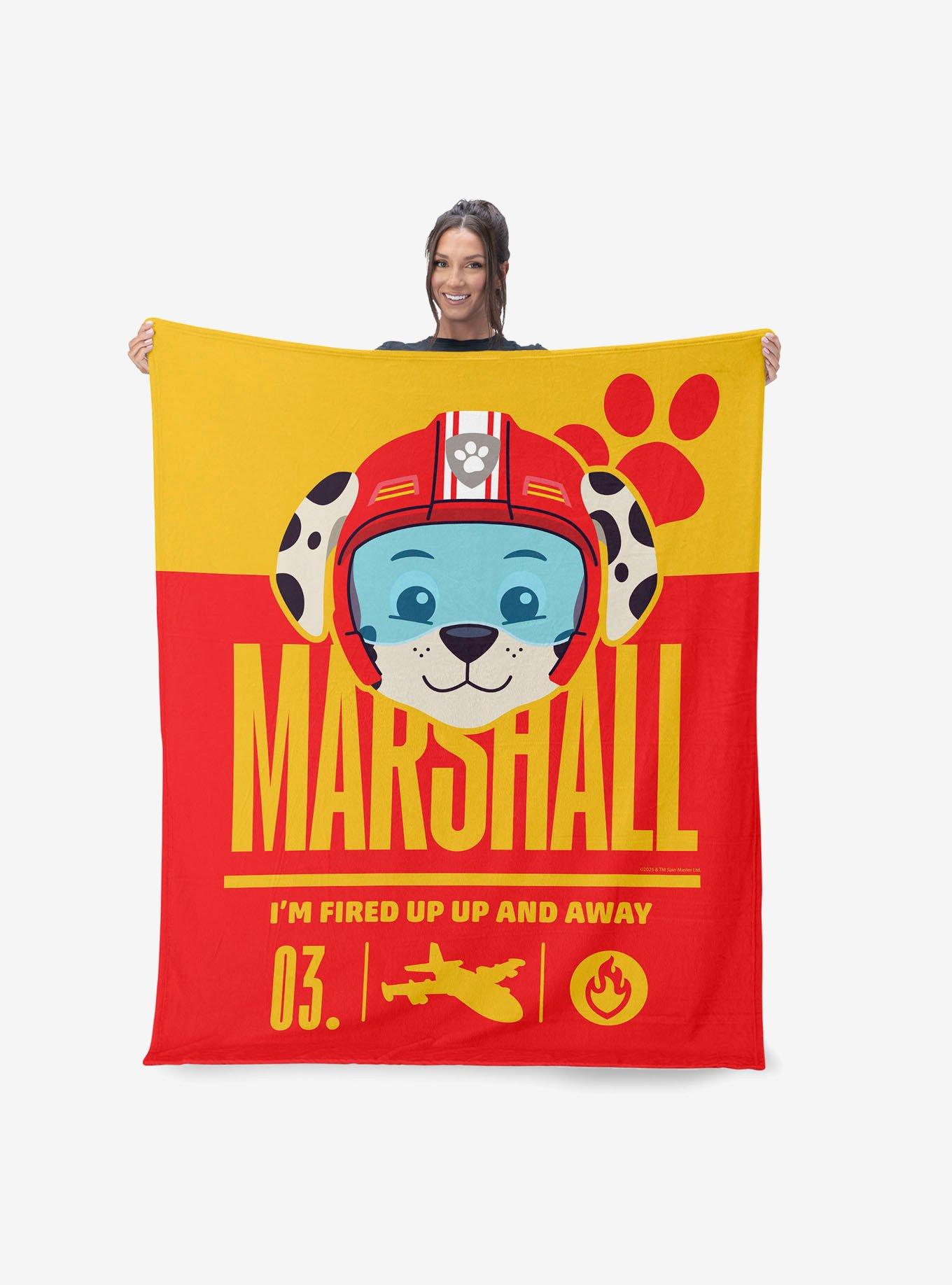 Paw Patrol Marshall Fired Up 40x50" Silk Touch Throw Blanket, , hi-res