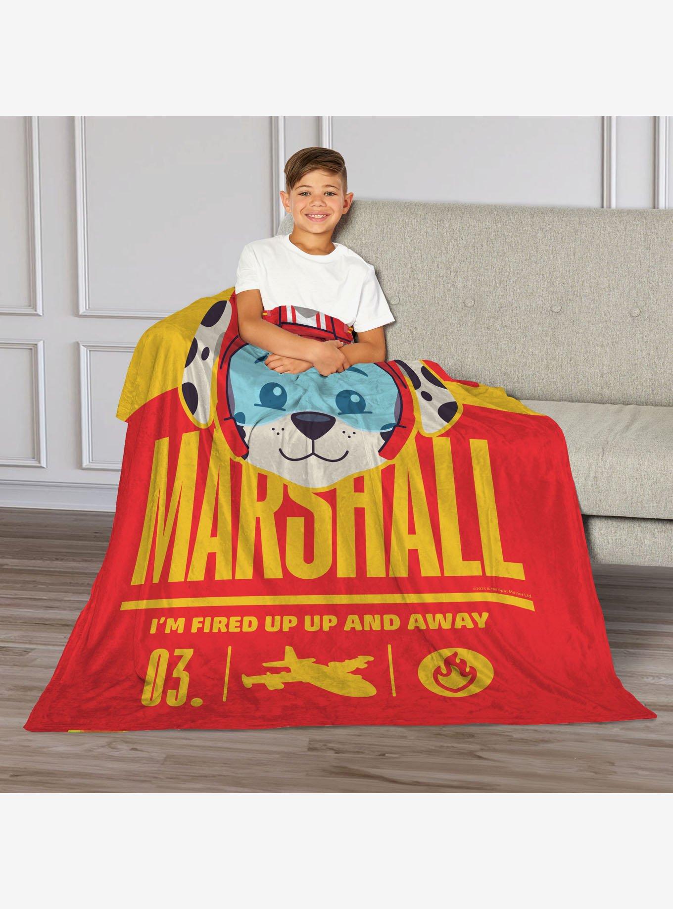 Paw Patrol Marshall Fired Up 40x50" Silk Touch Throw Blanket, , alternate