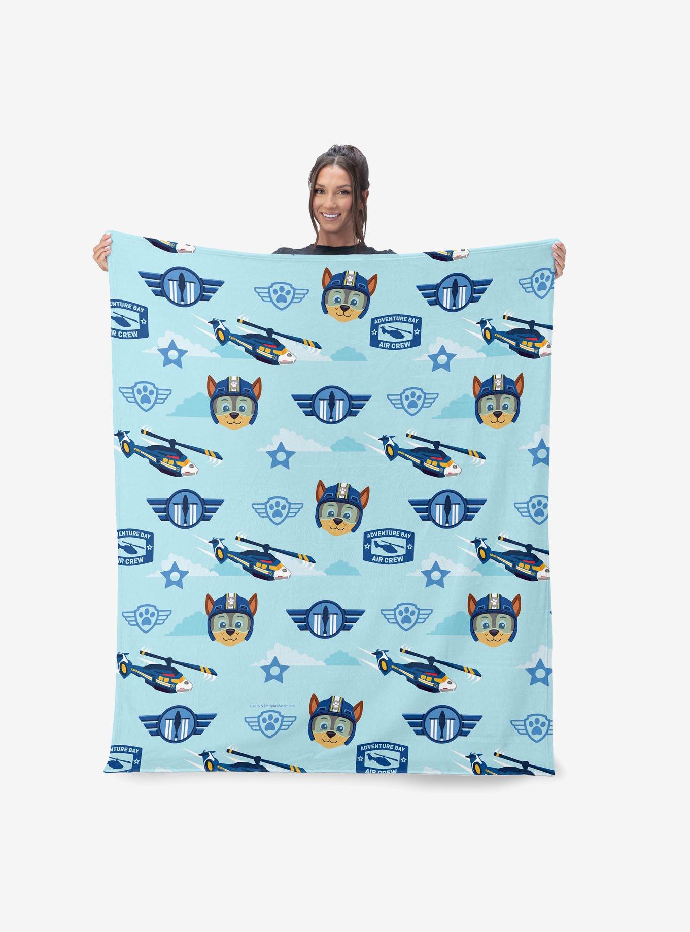 Paw Patrol Chase Rescue Pattern 40x50" Silk Touch Throw Blanket, , hi-res