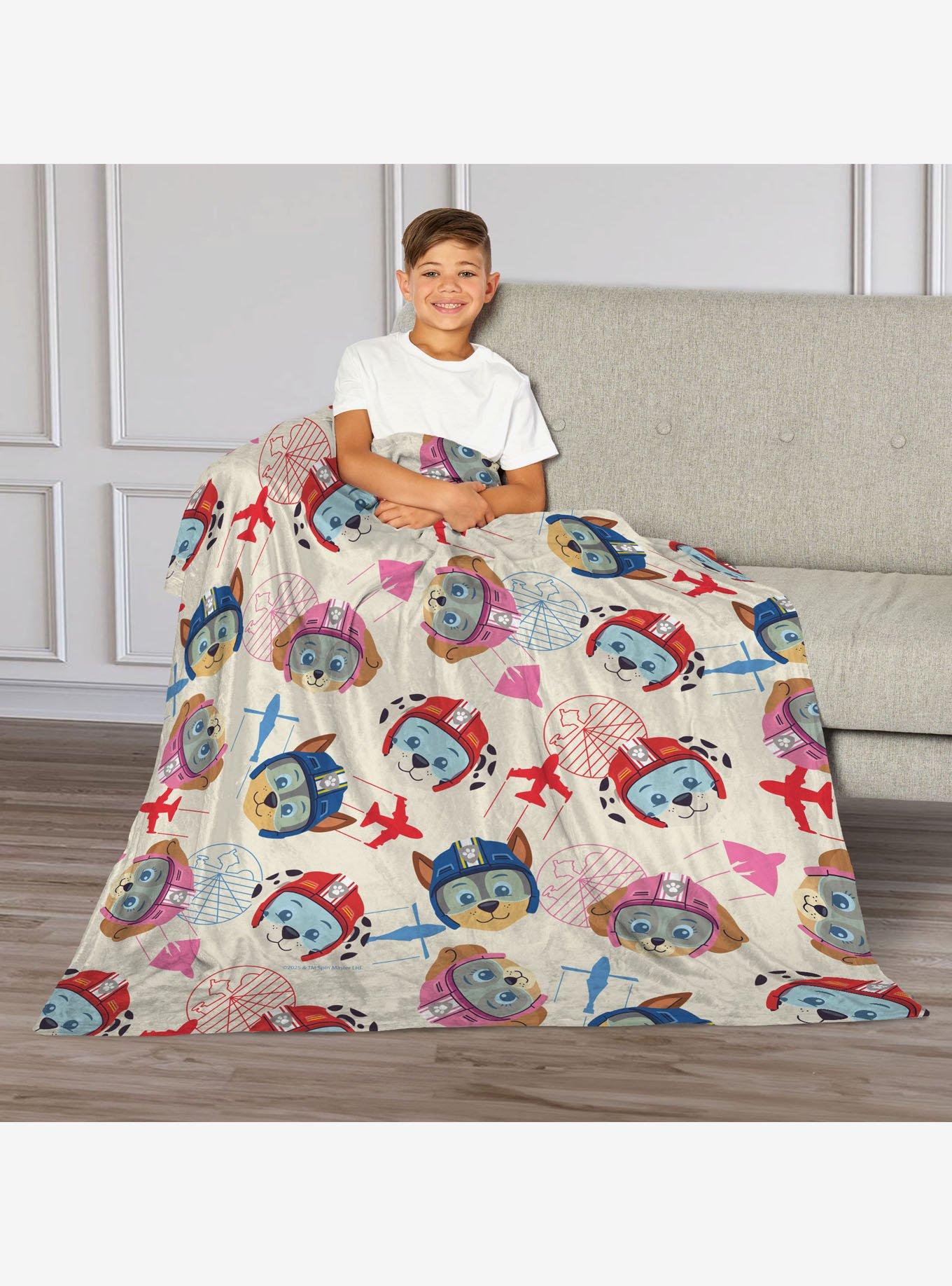 Paw Patrol Air Rescue Pattern 40x50" Silk Touch Throw Blanket, , alternate