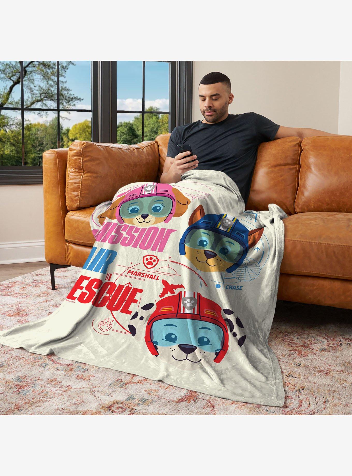 Paw Patrol Mission Air Rescue 60x80" Silk Touch Throw Blanket, , alternate