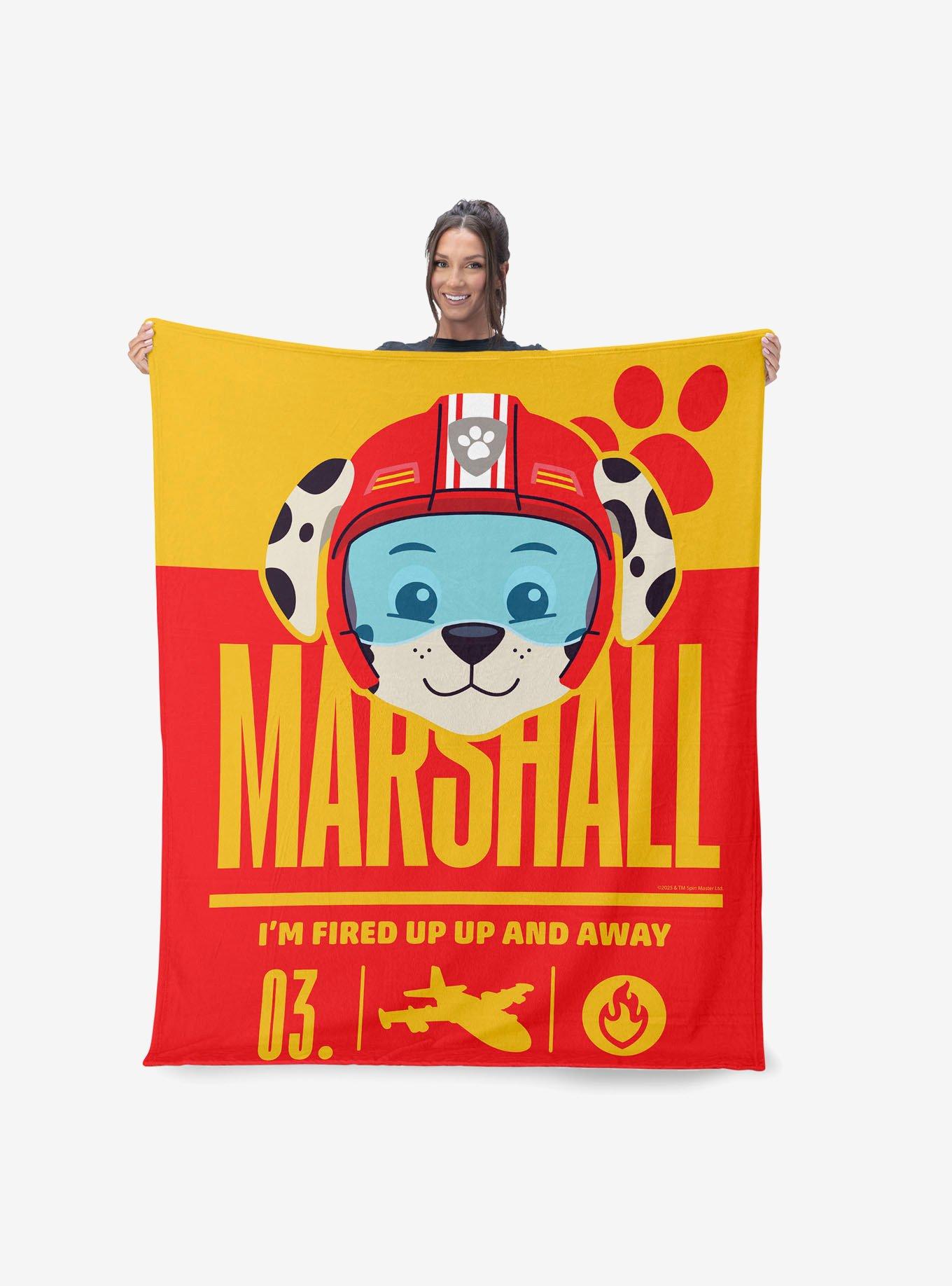 Paw Patrol Marshall Fired Up 60x80" Silk Touch Throw Blanket, , hi-res