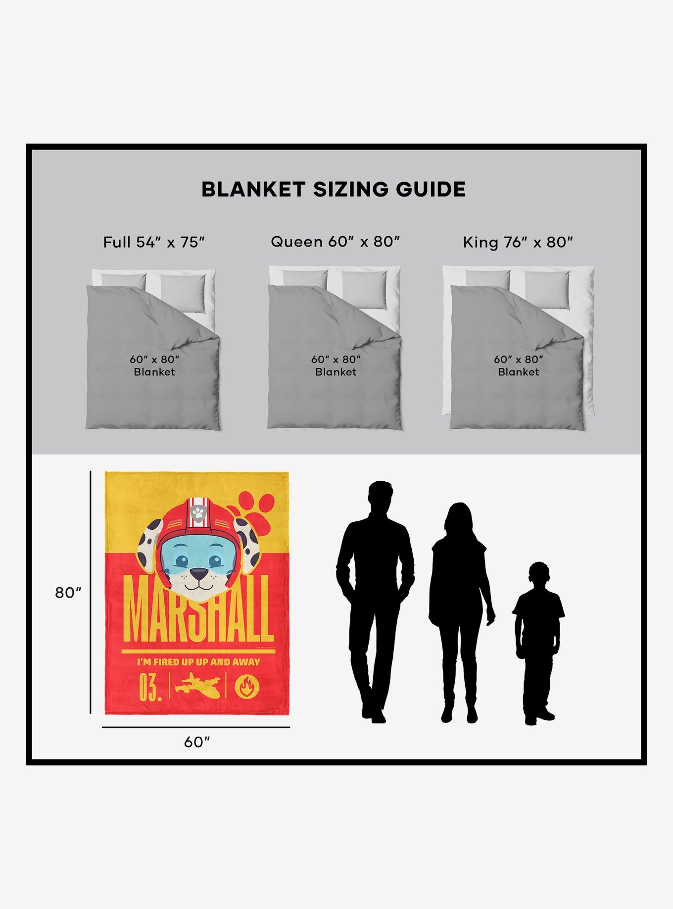 Paw Patrol Marshall Fired Up 60x80" Silk Touch Throw Blanket, , alternate