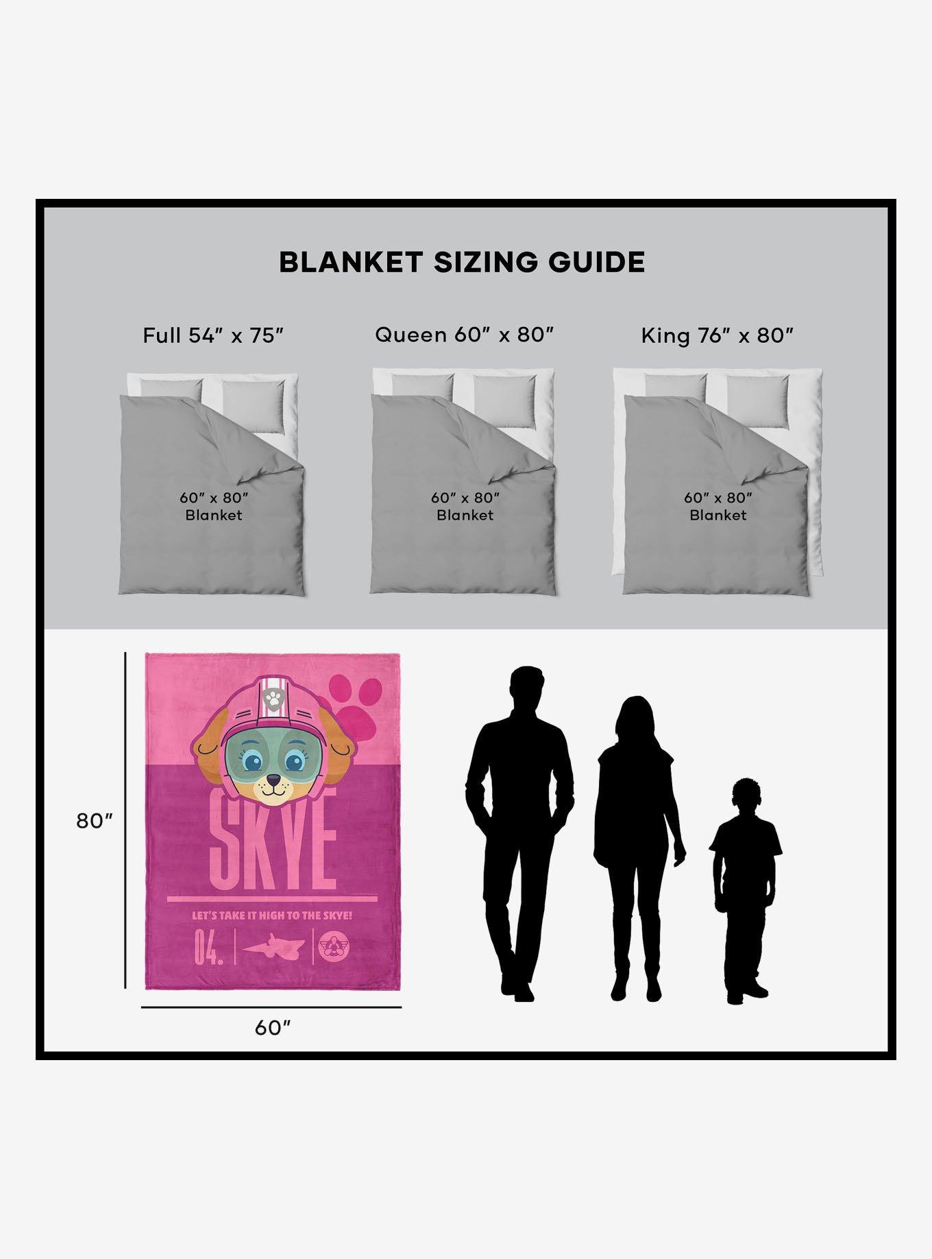 Paw Patrol High to the Skye 60x80" Silk Touch Throw Blanket, , alternate