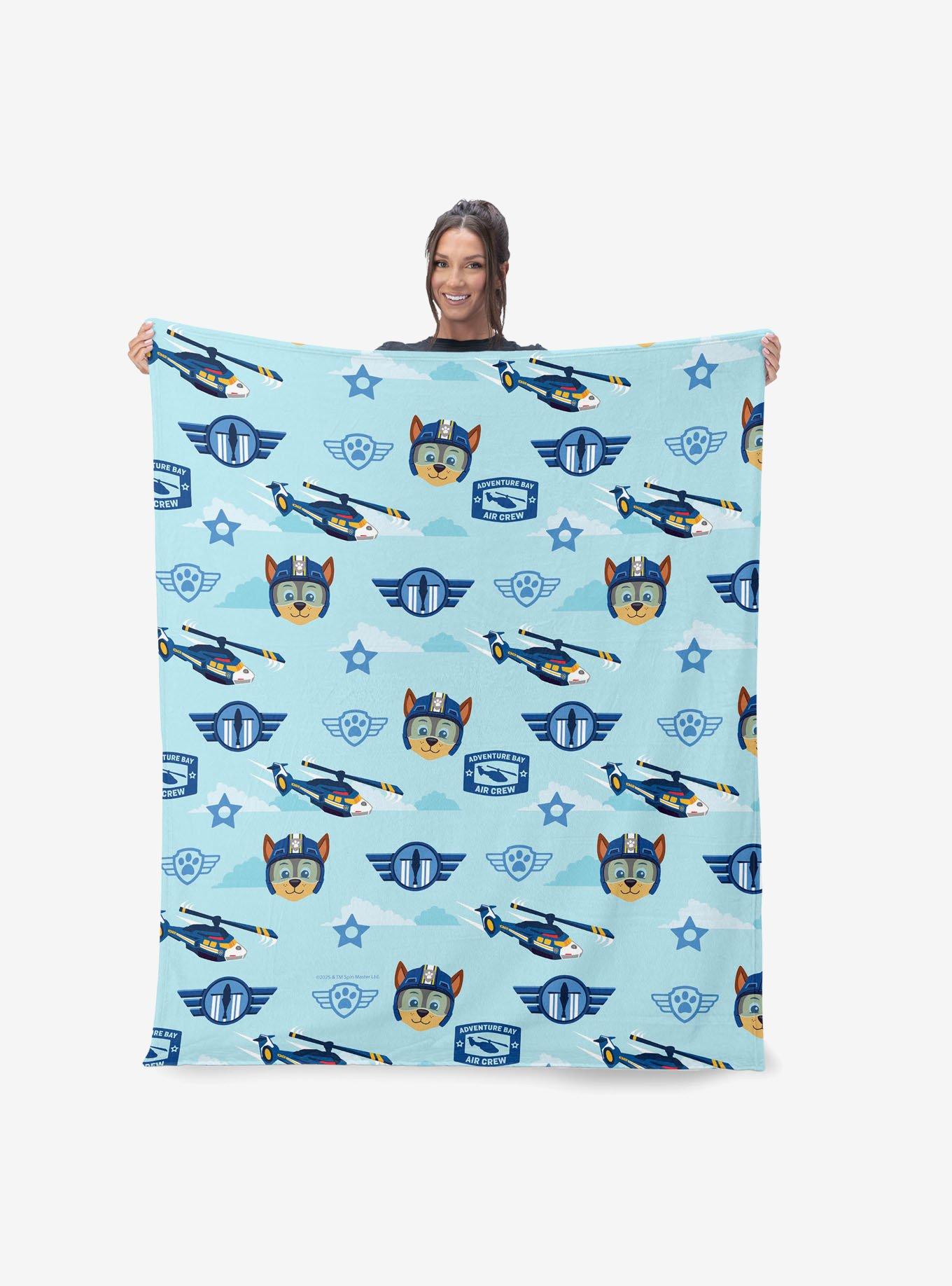 Paw Patrol Chase Rescue Pattern 60x80" Silk Touch Throw Blanket, , hi-res