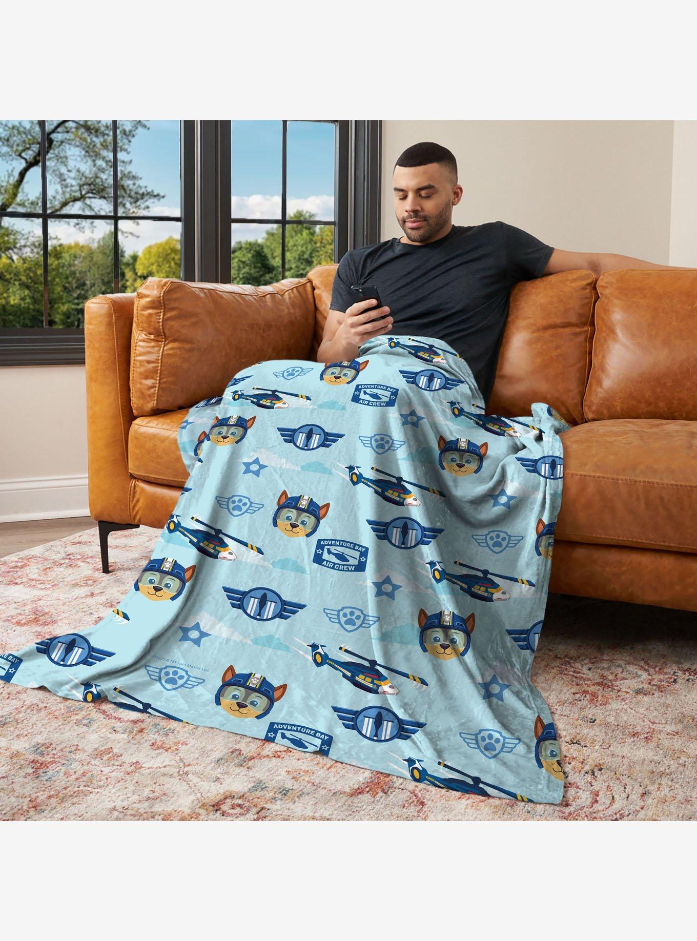Paw Patrol Chase Rescue Pattern 60x80" Silk Touch Throw Blanket, , alternate