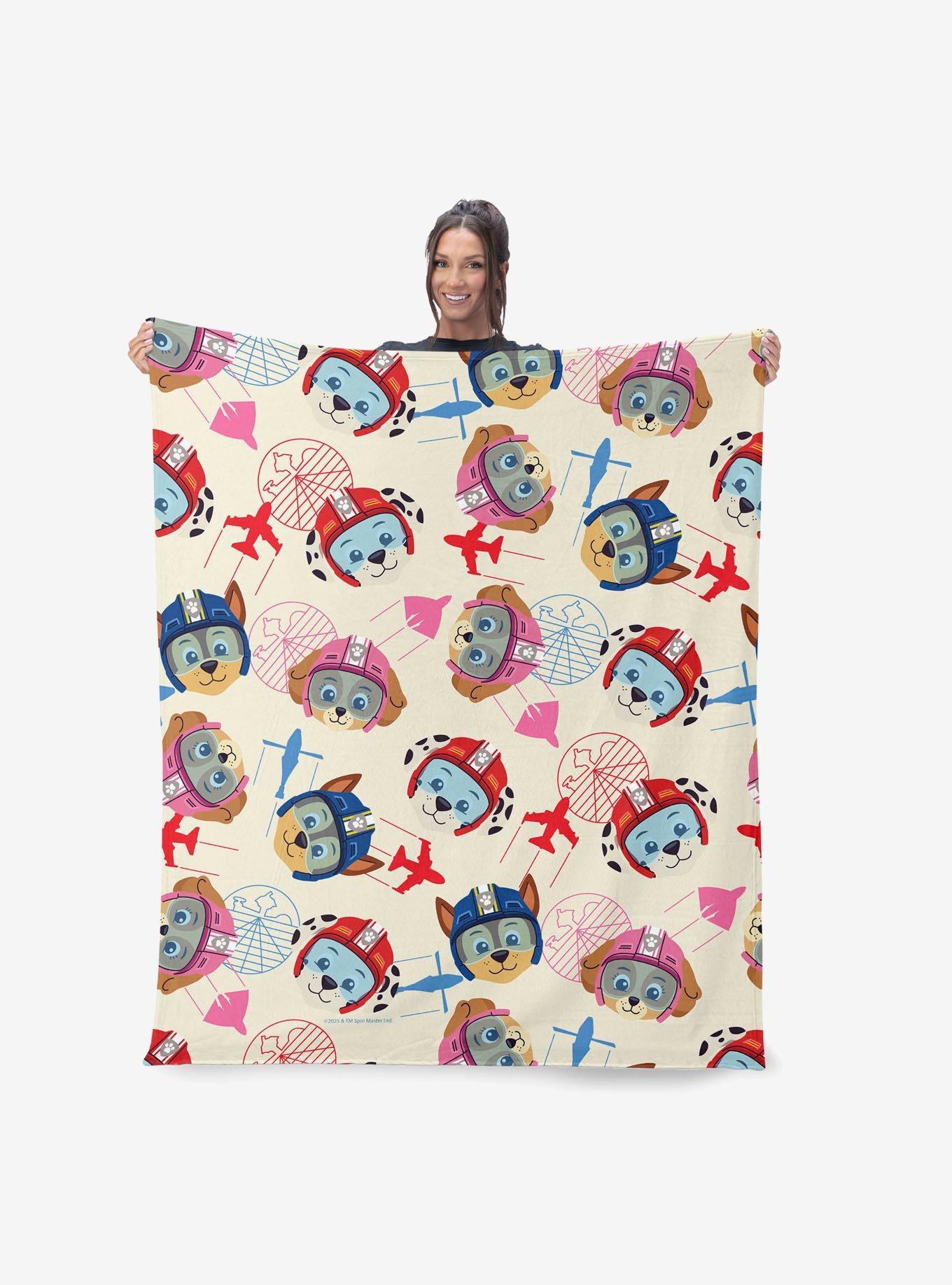 Paw Patrol Air Rescue Pattern 60x80" Silk Touch Throw Blanket, , hi-res