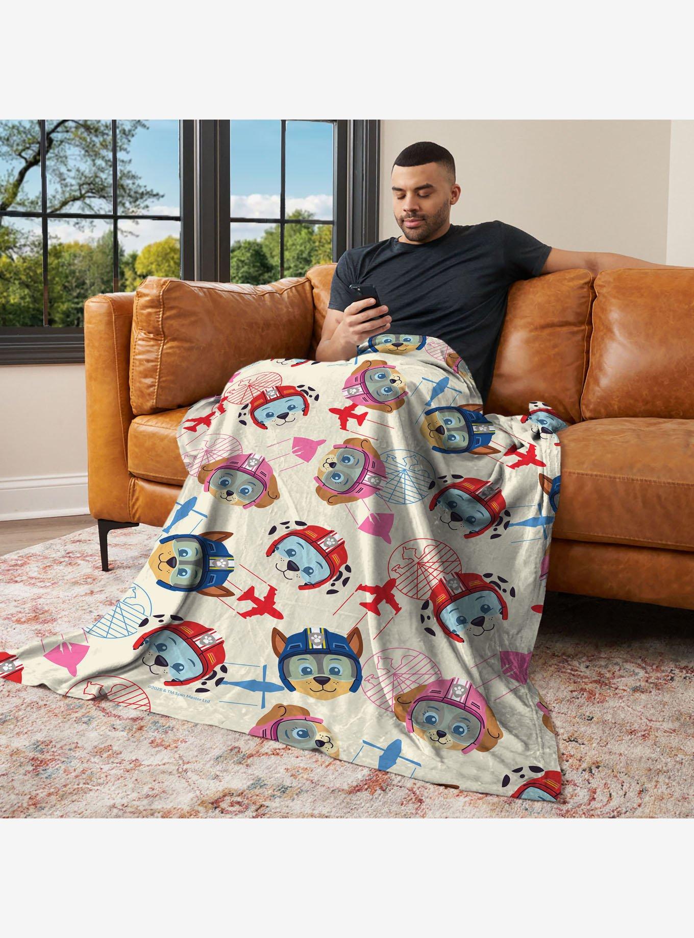 Paw Patrol Air Rescue Pattern 60x80" Silk Touch Throw Blanket, , alternate