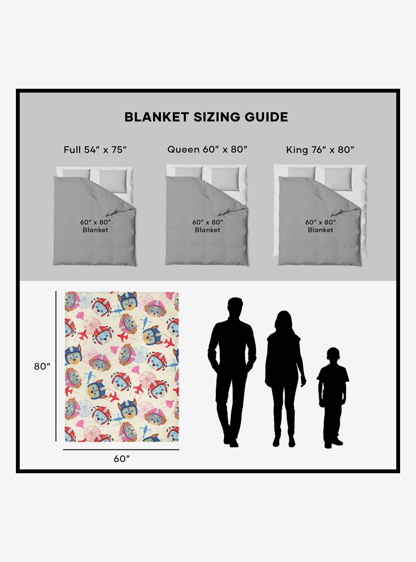 Paw Patrol Air Rescue Pattern 60x80" Silk Touch Throw Blanket, , alternate