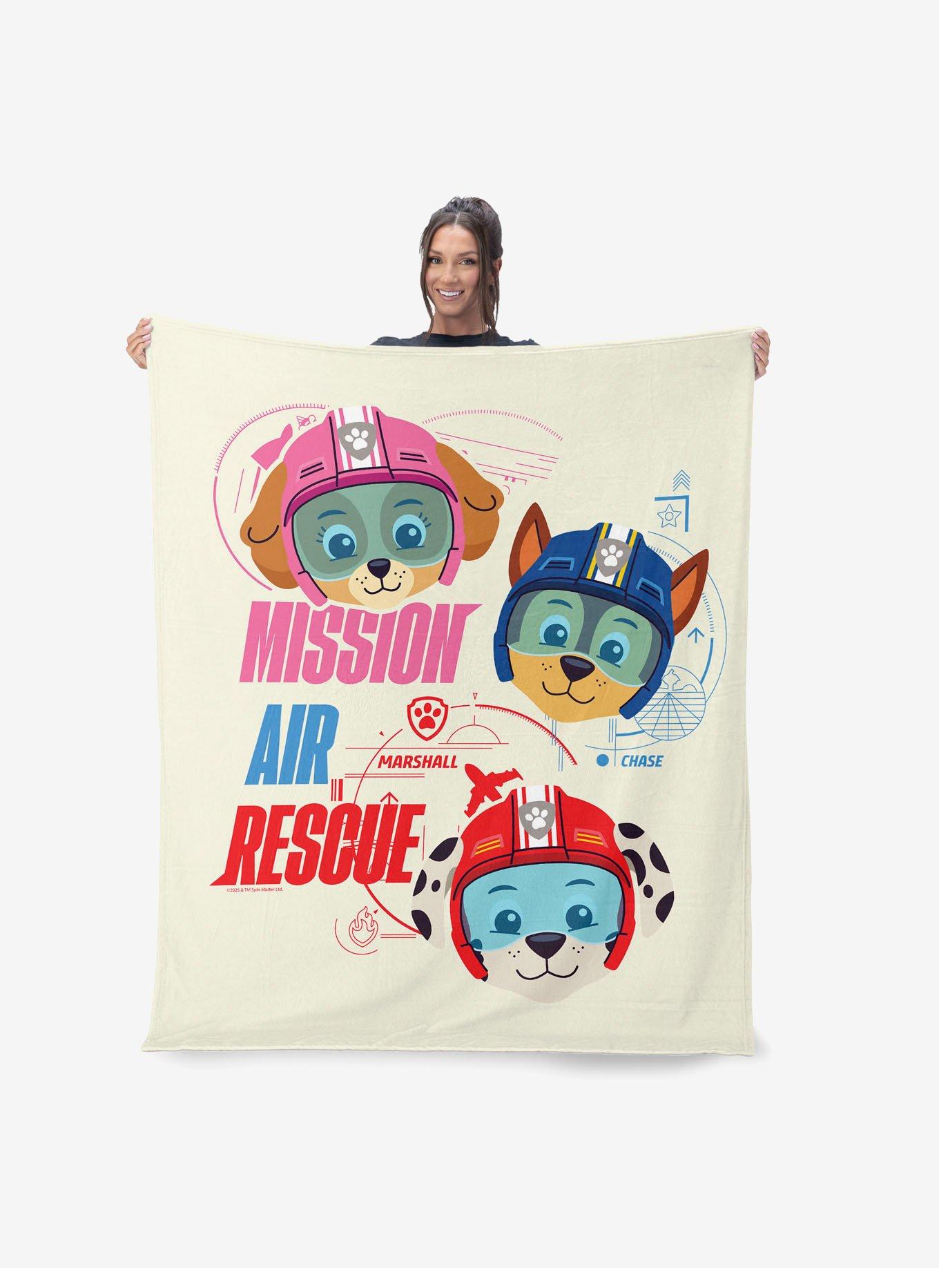 Paw Patrol Mission Air Rescue Silk Touch Sherpa Throw Blanket, , hi-res