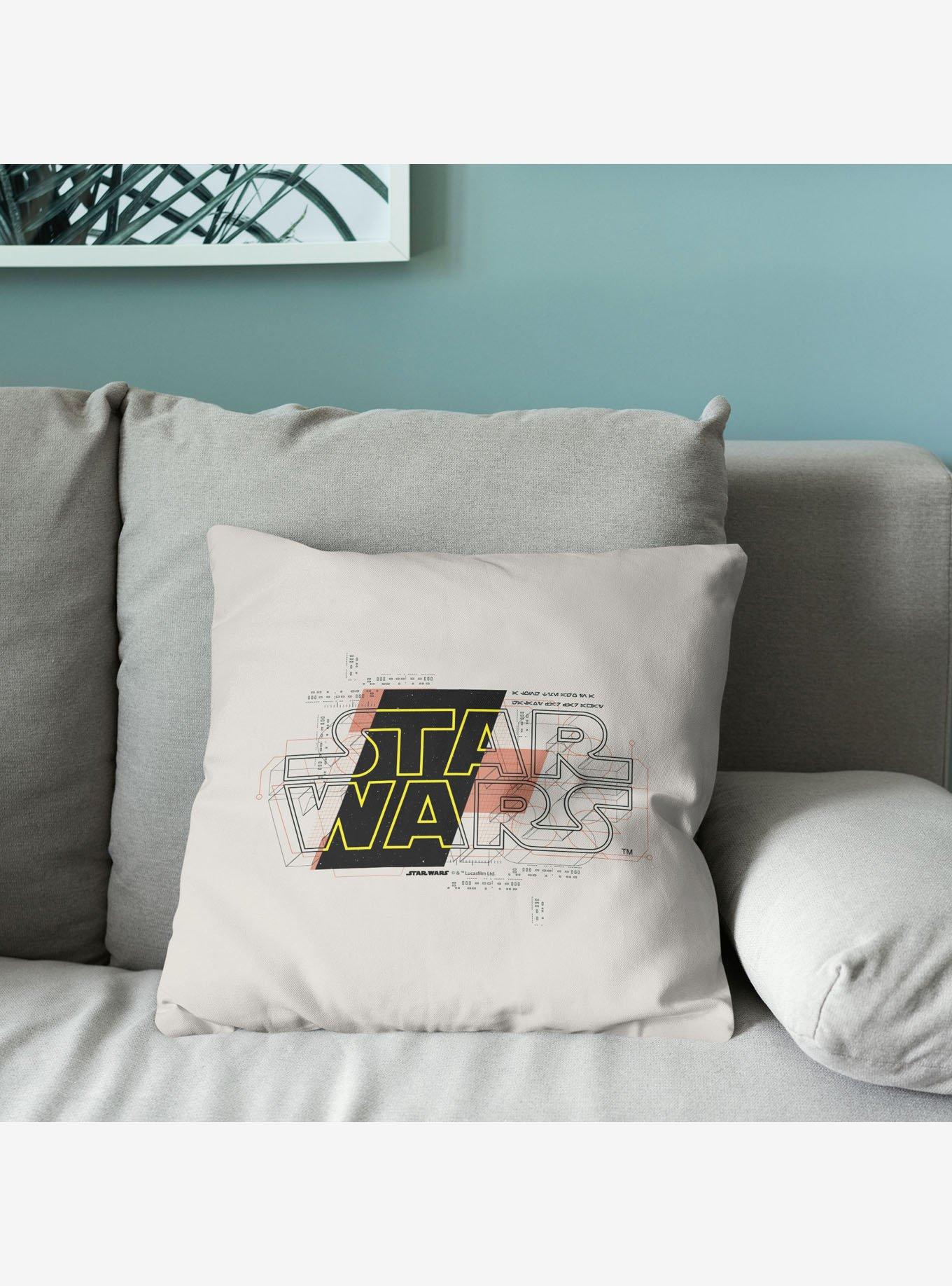 Star Wars Classic Blueprint Throw Pillow, , alternate
