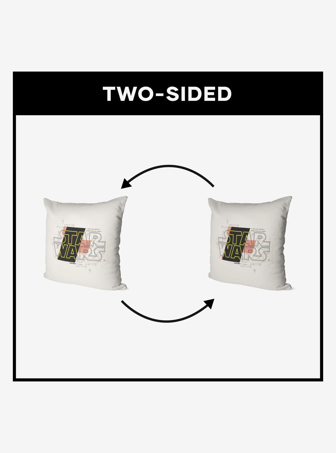 Star Wars Classic Blueprint Throw Pillow, , alternate